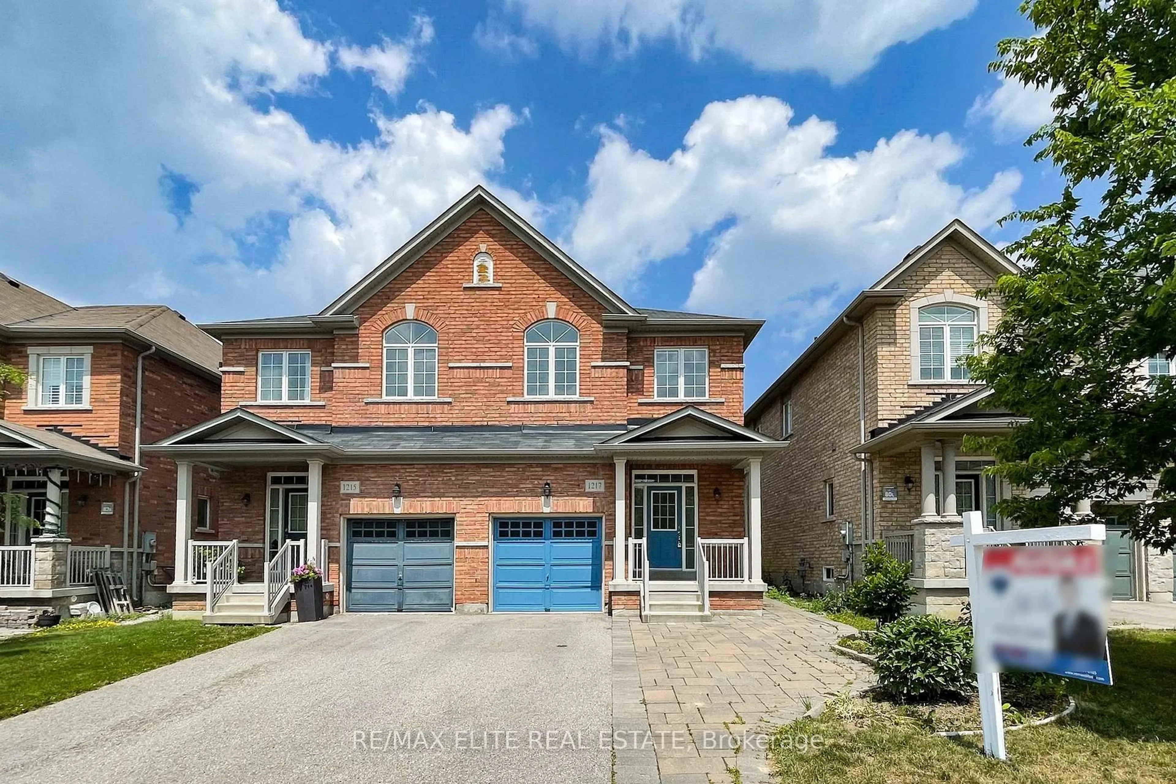 Home with brick exterior material, street for 1217 Mccron Cres, Newmarket Ontario L3X 0C5