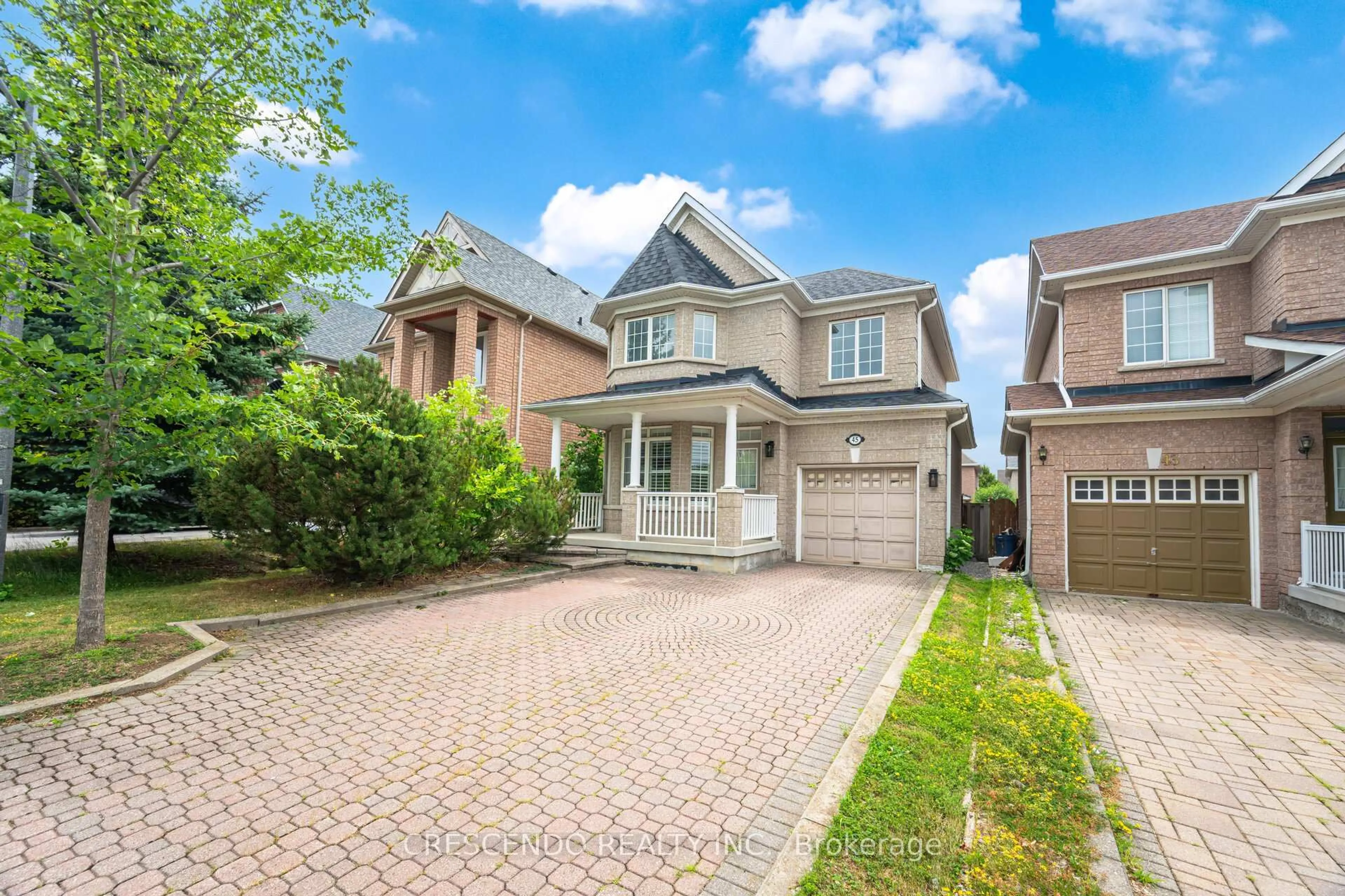 Home with brick exterior material, street for 45 Weatherill Rd, Markham Ontario L6C 2P2