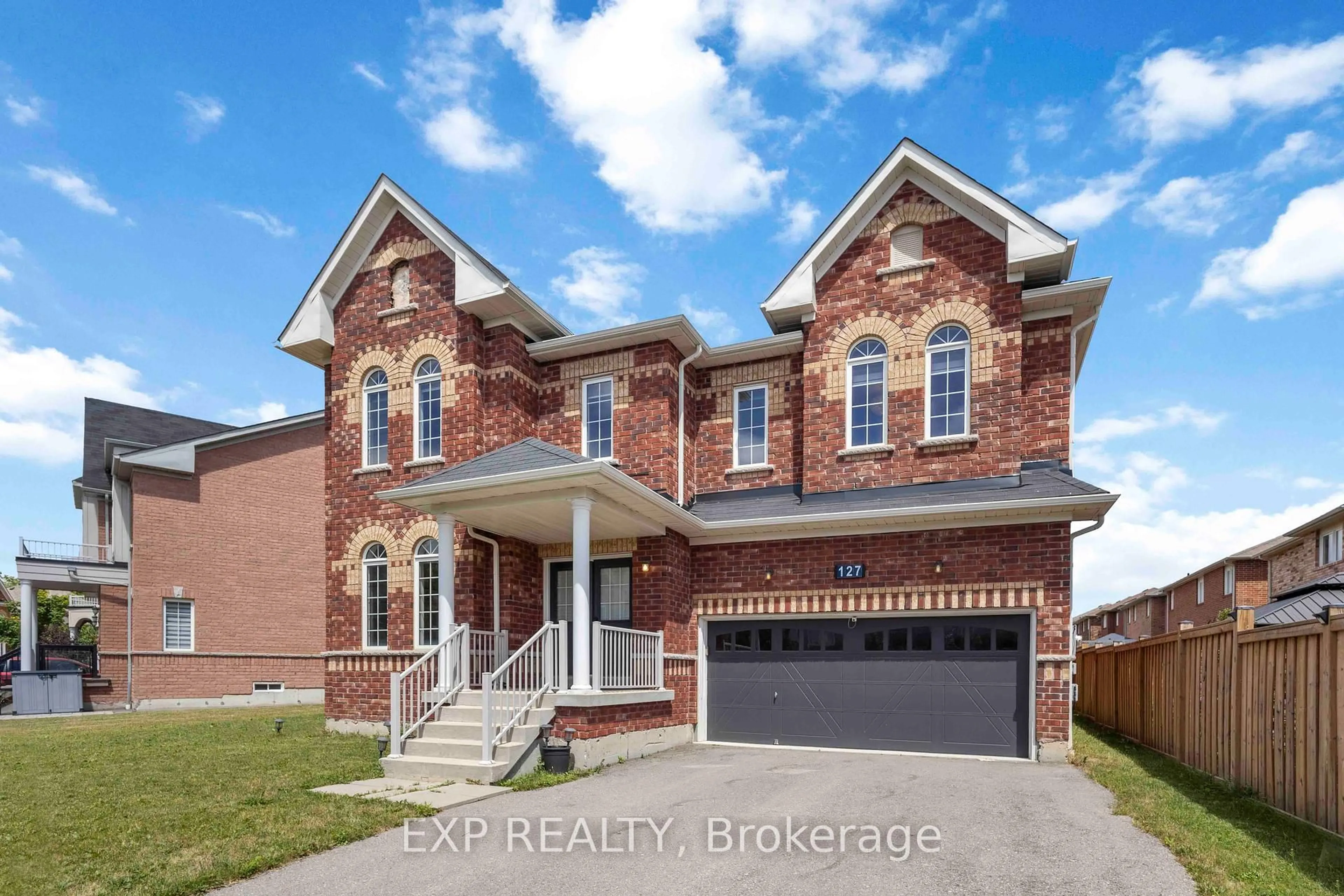 Home with brick exterior material, street for 127 Greenwood Rd, Whitchurch-Stouffville Ontario L4A 4N7