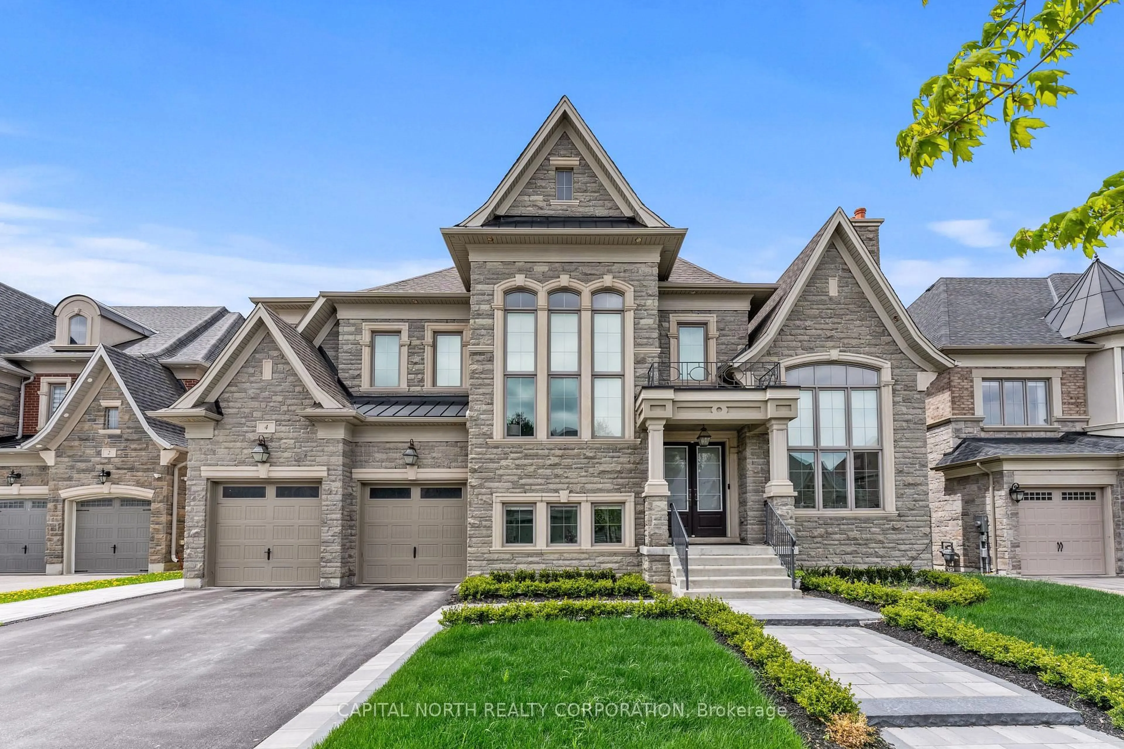 Home with brick exterior material, street for 4 Peter Glass Rd, King Ontario L7B 0M7