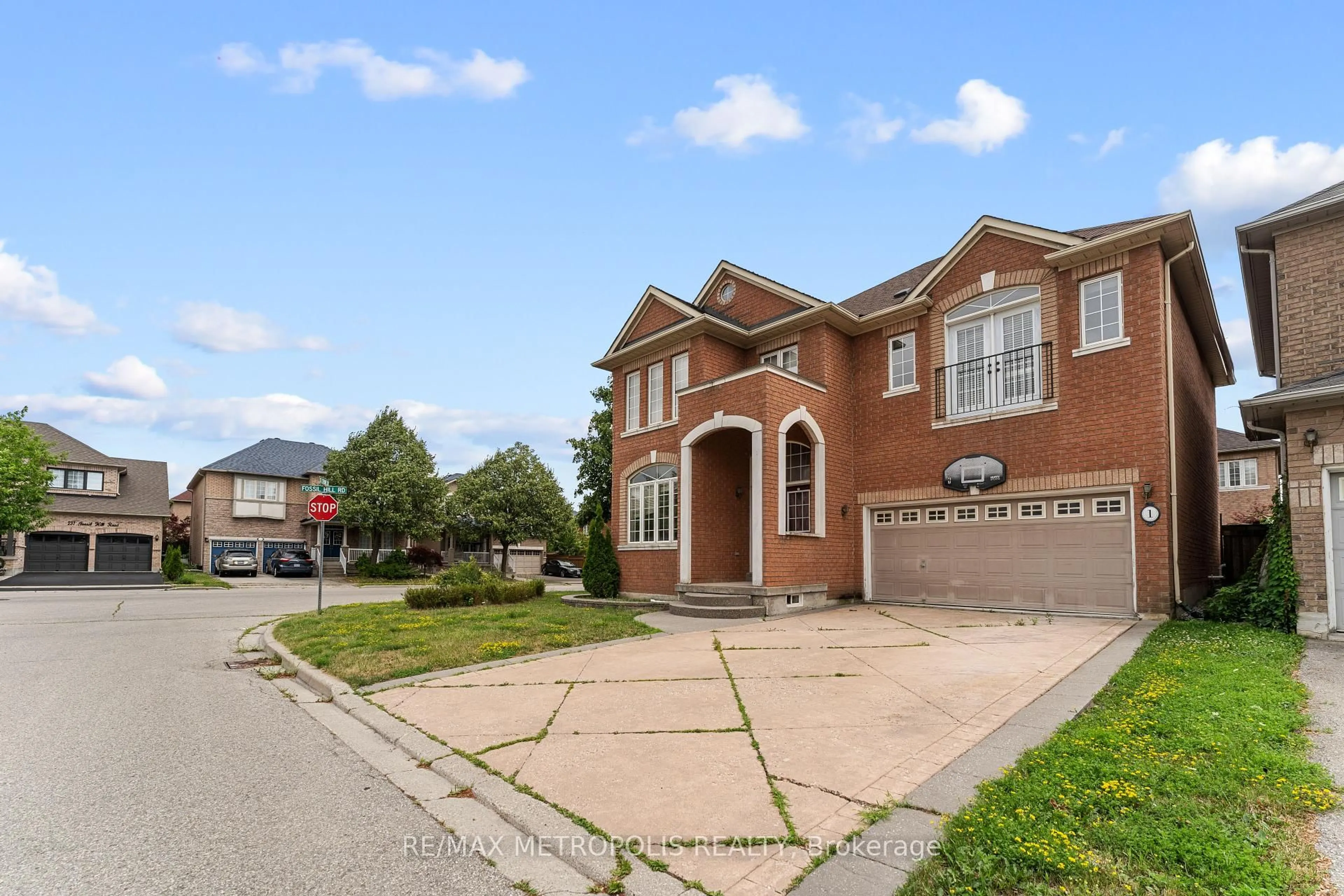 Home with brick exterior material, street for 1 St Etienne Dr, Vaughan Ontario L4H 2X4