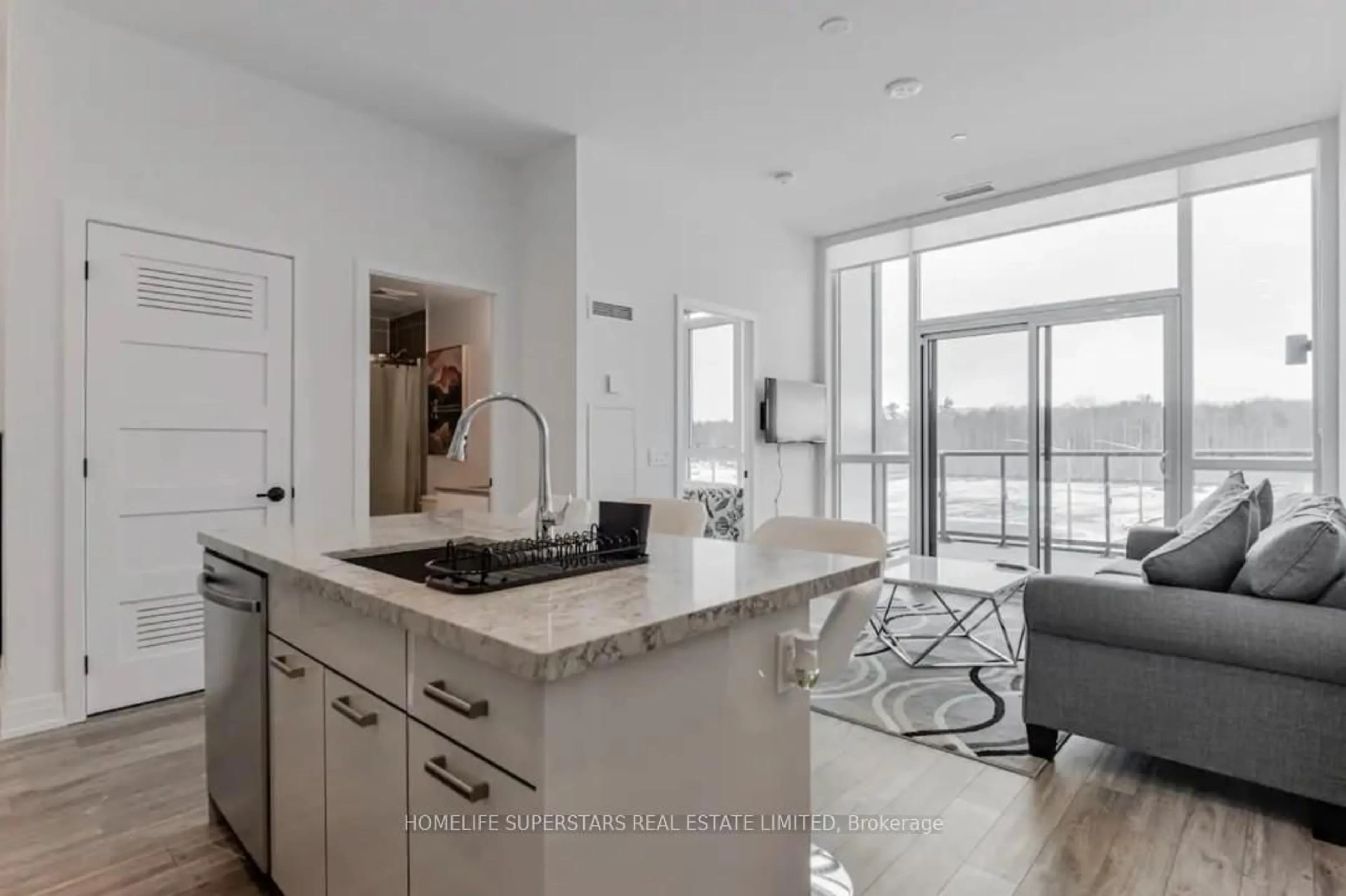 Open concept kitchen, unknown for 415 Sea Ray Ave #407, Innisfil Ontario L9S 0R5