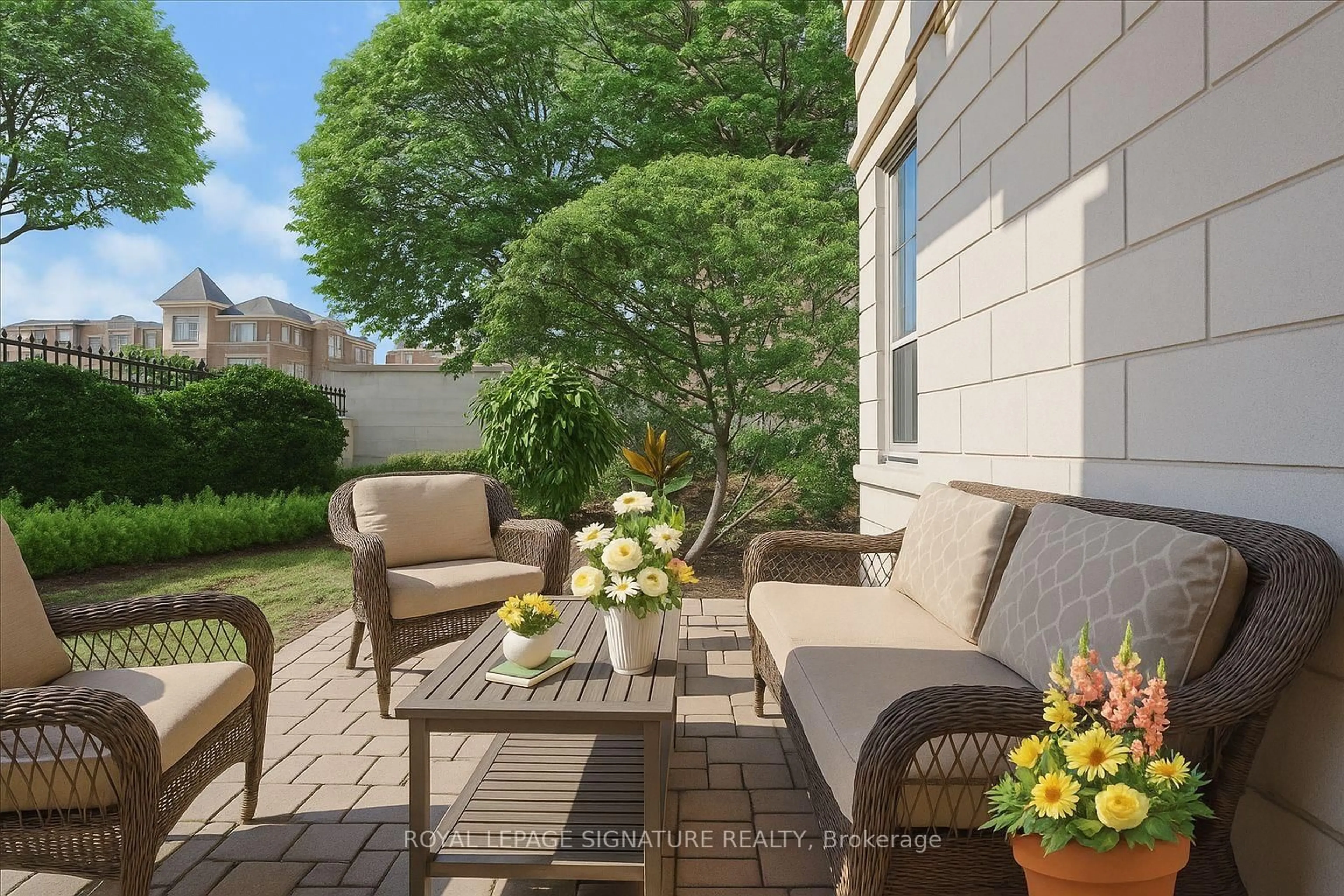 Patio, street for 25 Times Ave #108, Markham Ontario L3T 7X5