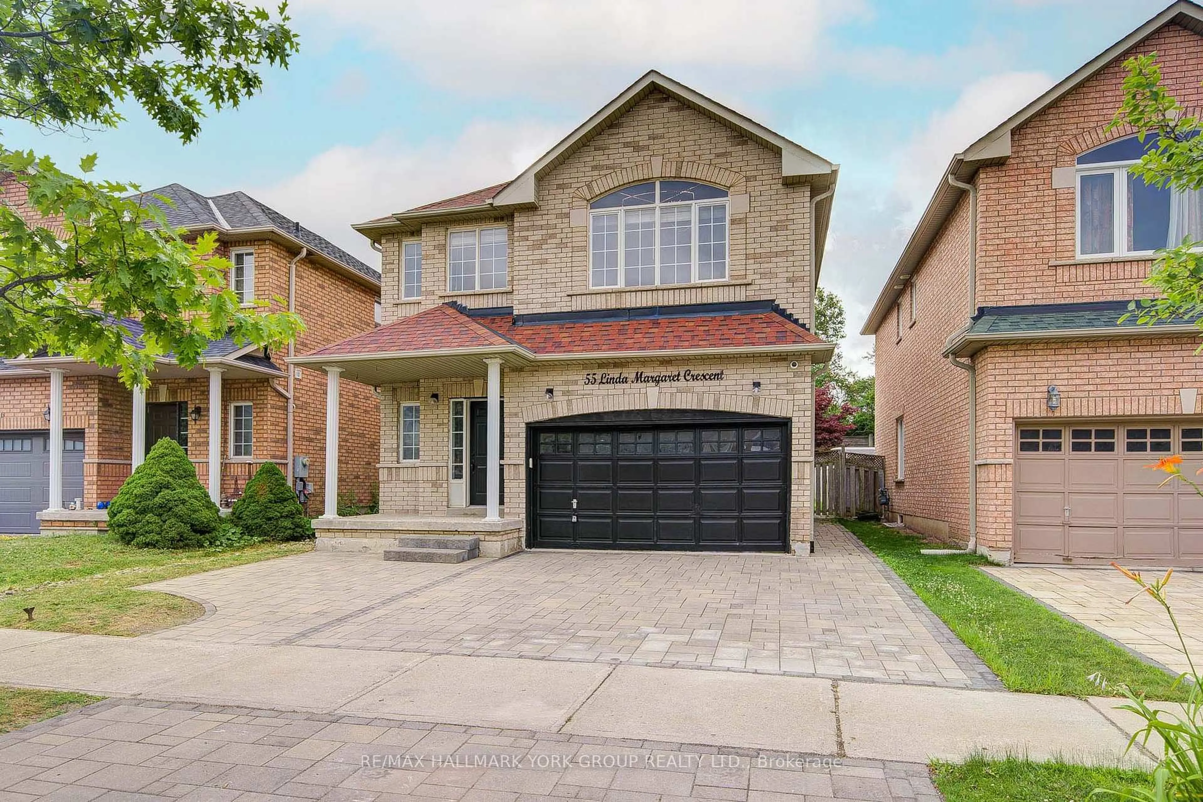 Home with brick exterior material, street for 55 Linda Margaret Cres, Richmond Hill Ontario L4S 2B7