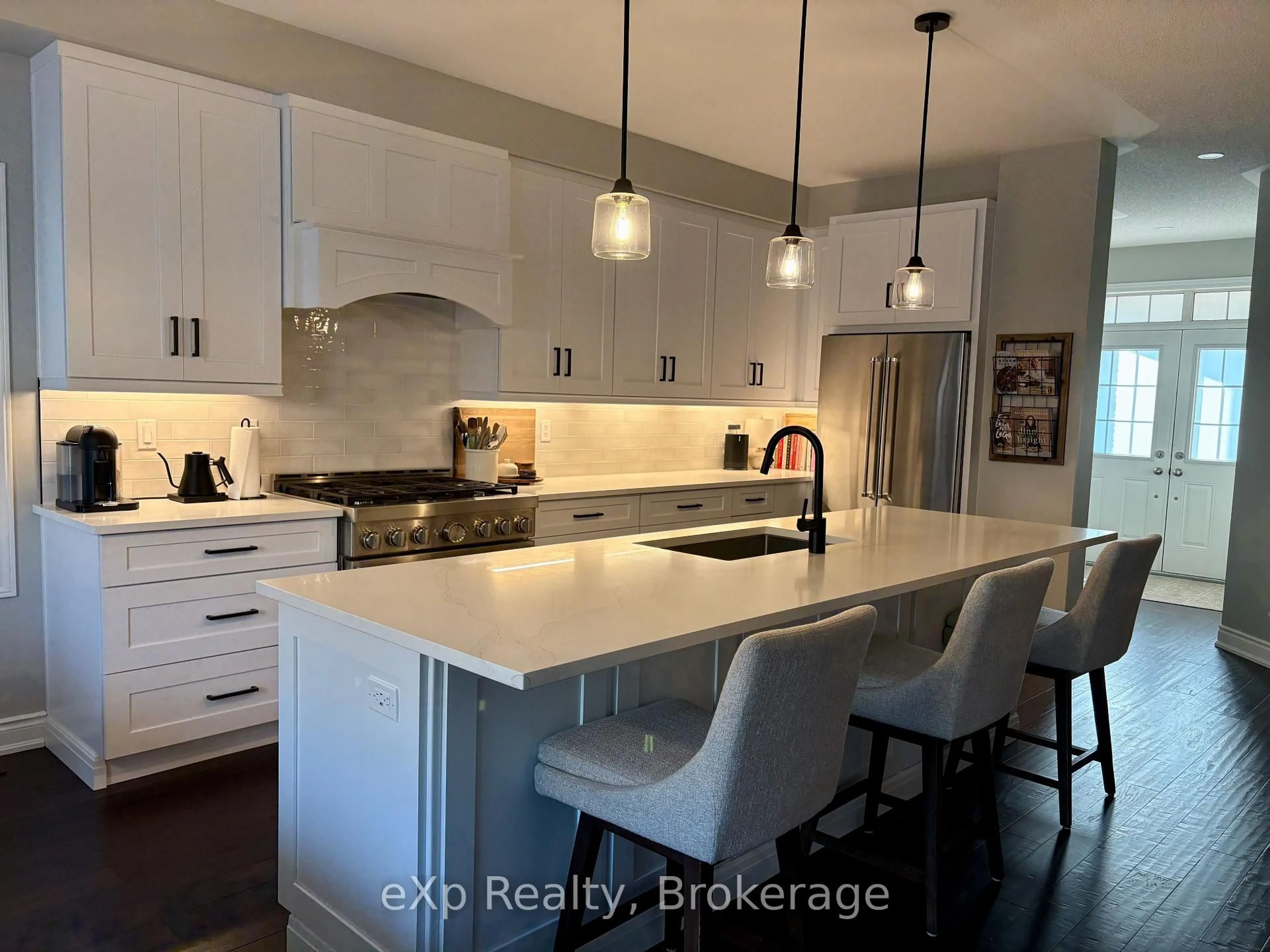 Open concept kitchen, unknown for 63 Decarolis Cres, Essa Ontario L0M 1B4