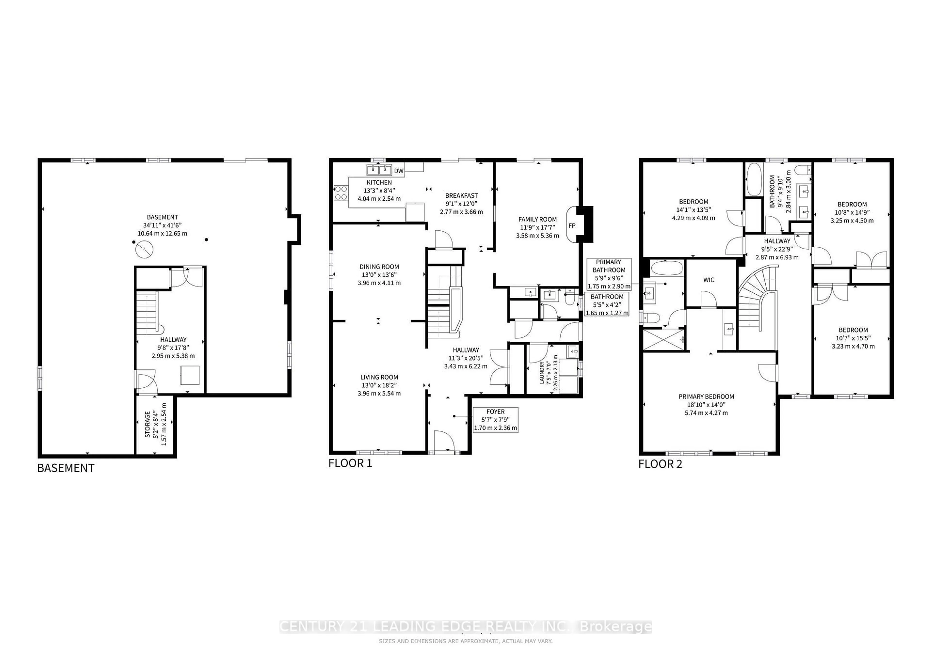 Floor plan for 547 Village Pkwy, Markham Ontario L3R 4K7