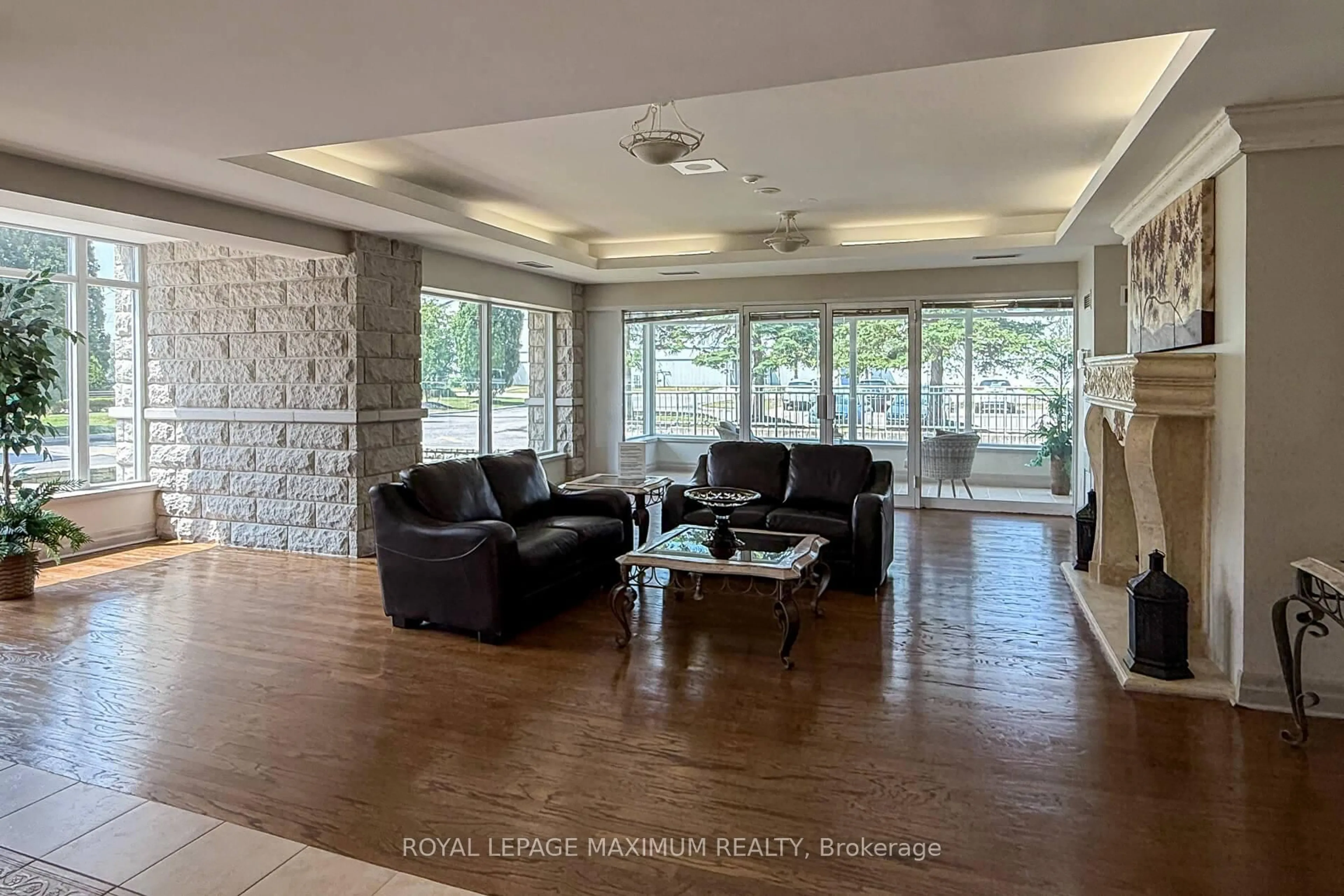 Living room with furniture, unknown for 2506 Rutherford Rd #408, Vaughan Ontario L4K 5N4