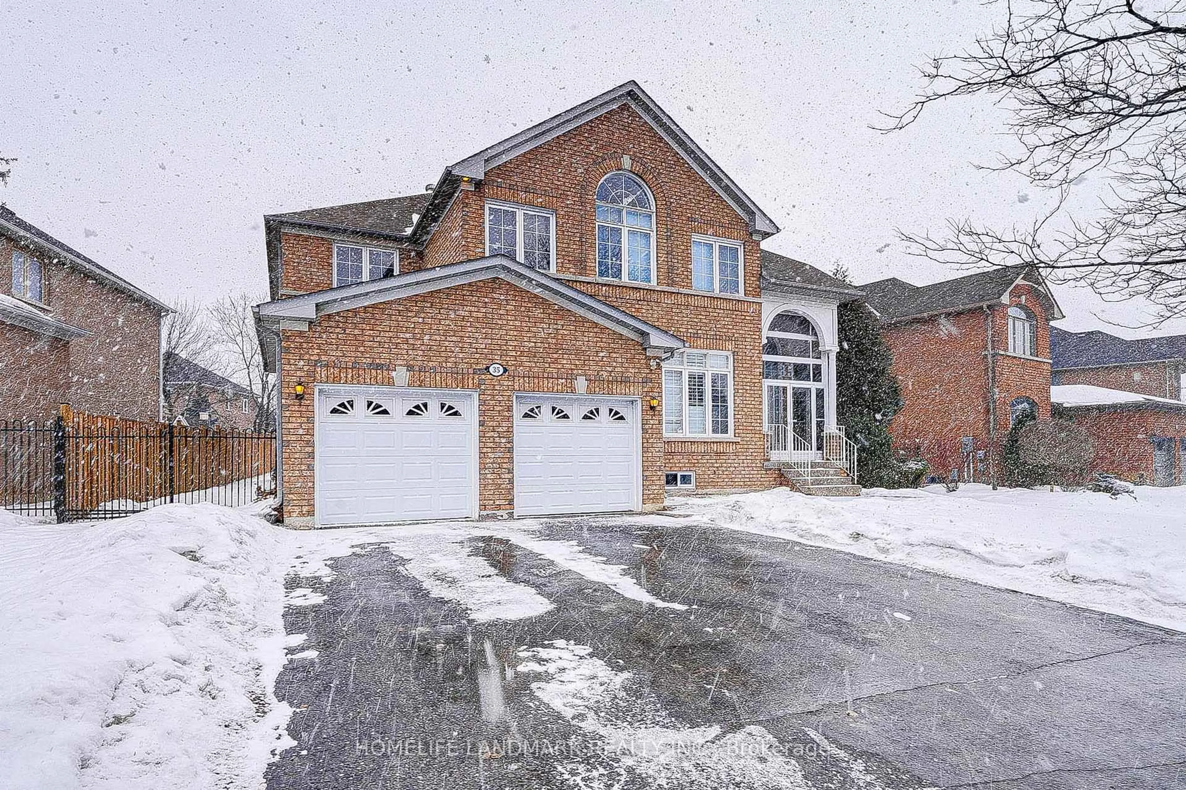 Home with brick exterior material, street for 35 Forester Cres, Markham Ontario L6C 1W2
