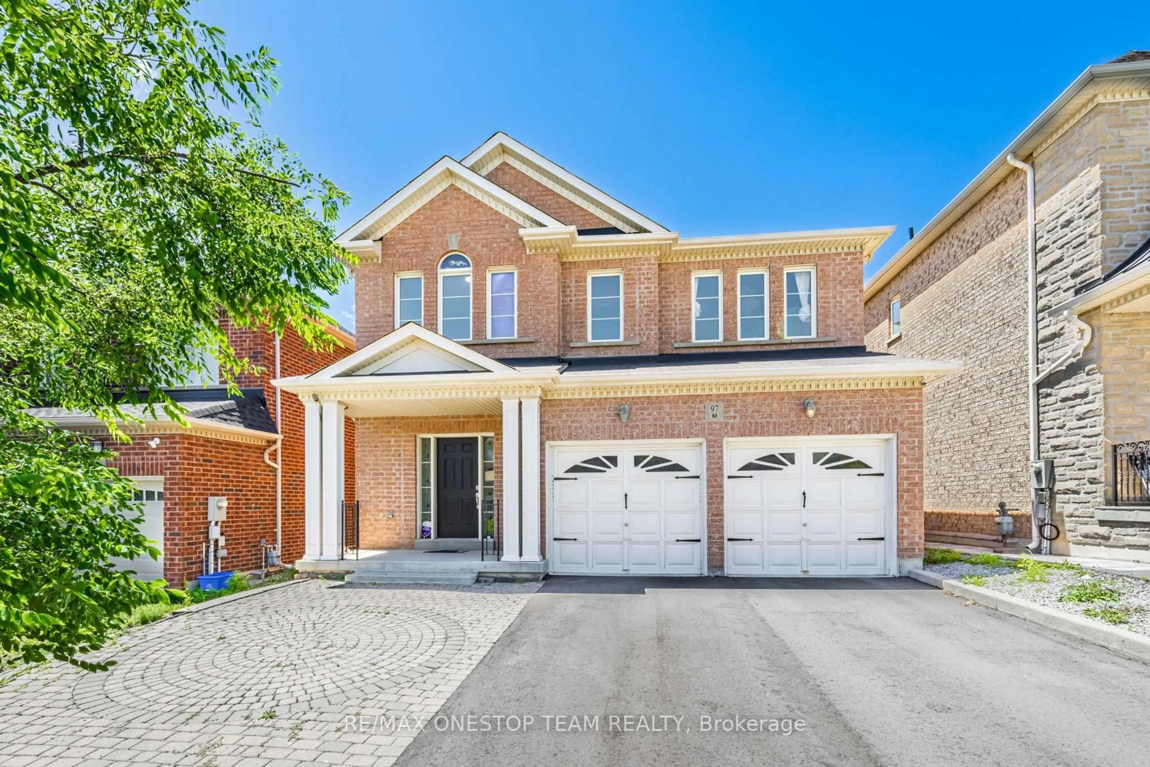 Home with brick exterior material, street for 97 Lindvest Cres, Vaughan Ontario L6A 4N2