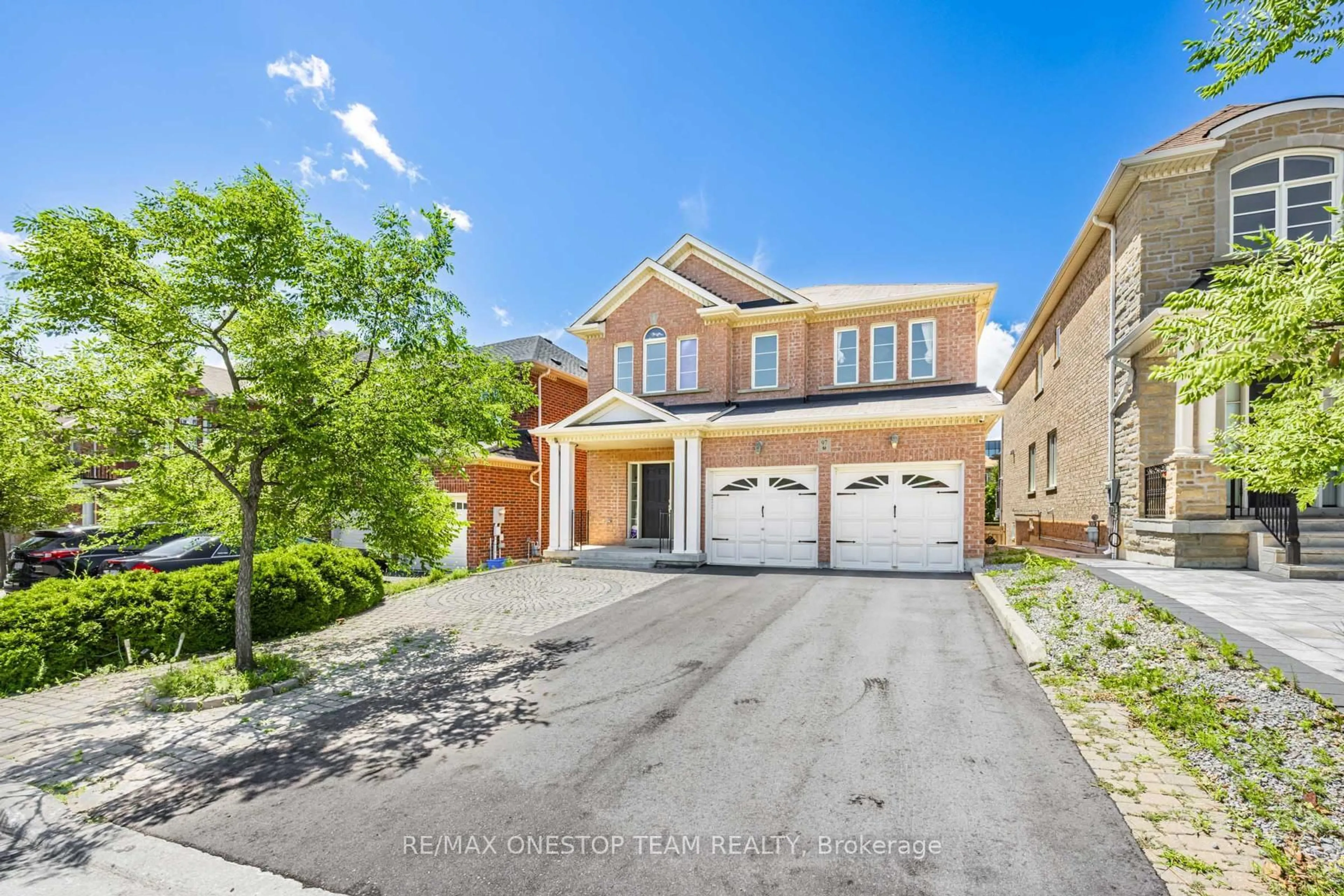 Home with brick exterior material, street for 97 Lindvest Cres, Vaughan Ontario L6A 4N2