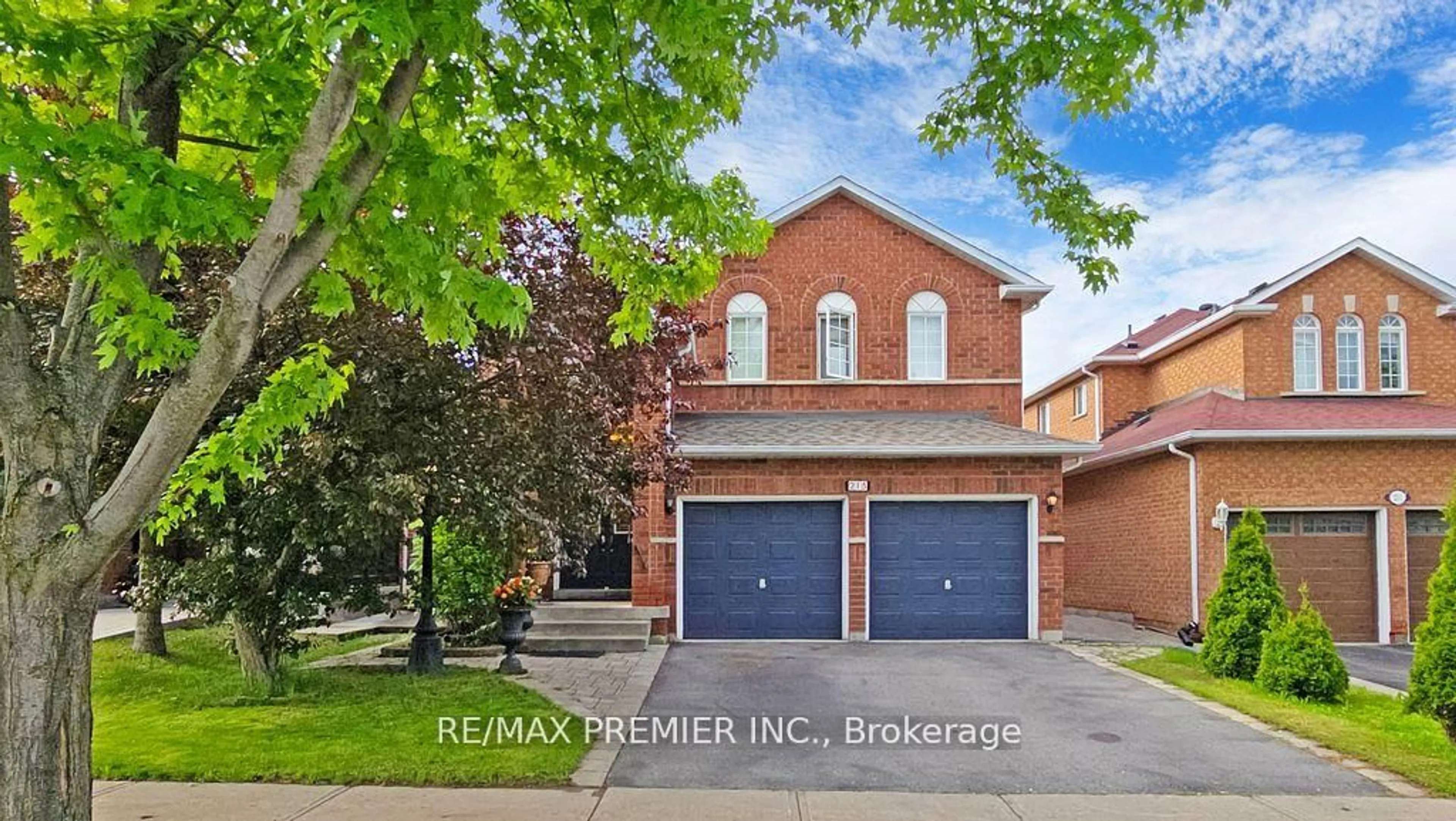 Home with brick exterior material, street for 215 Drummond Dr, Vaughan Ontario L6A 3C1