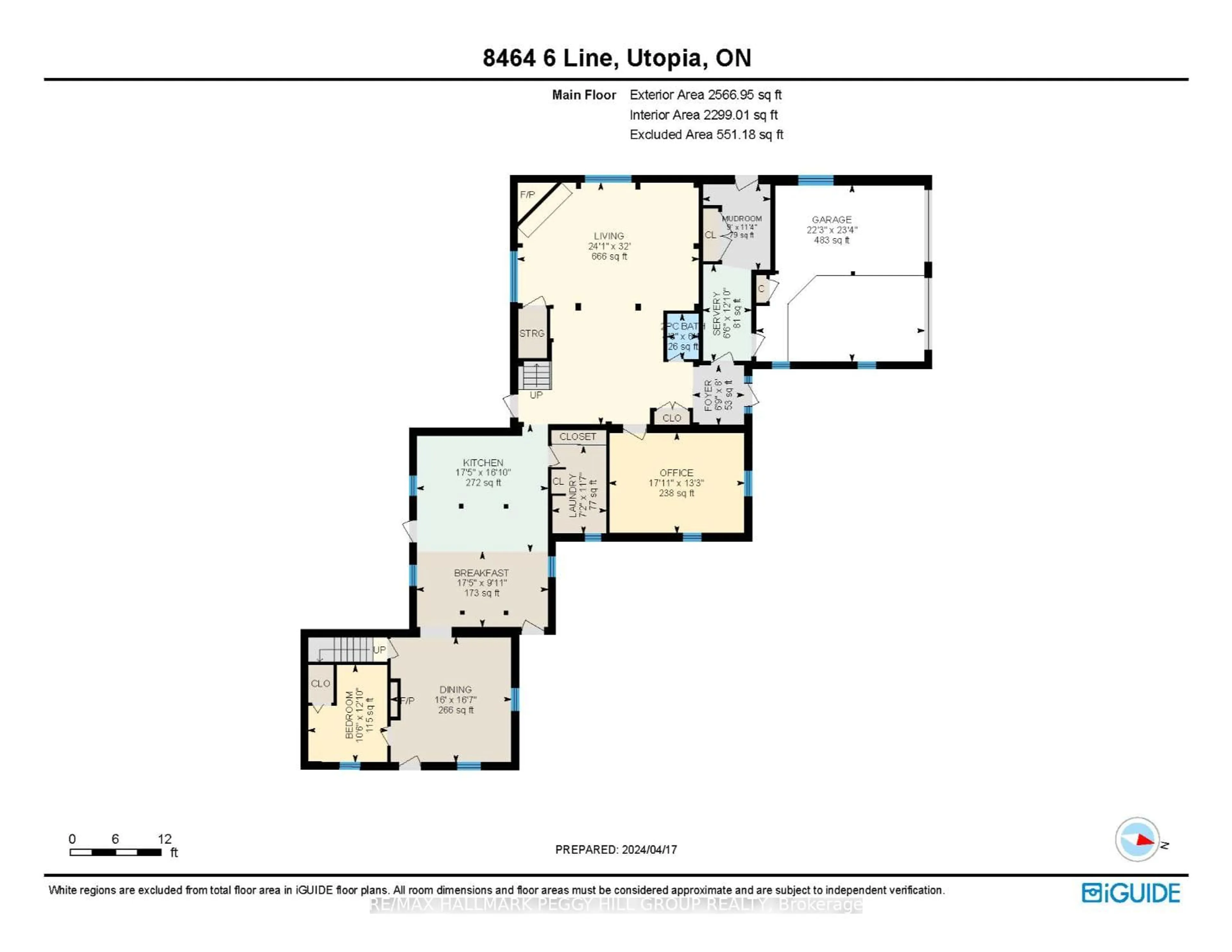 Floor plan for 8464 6th Line, Essa Ontario L0M 1T0