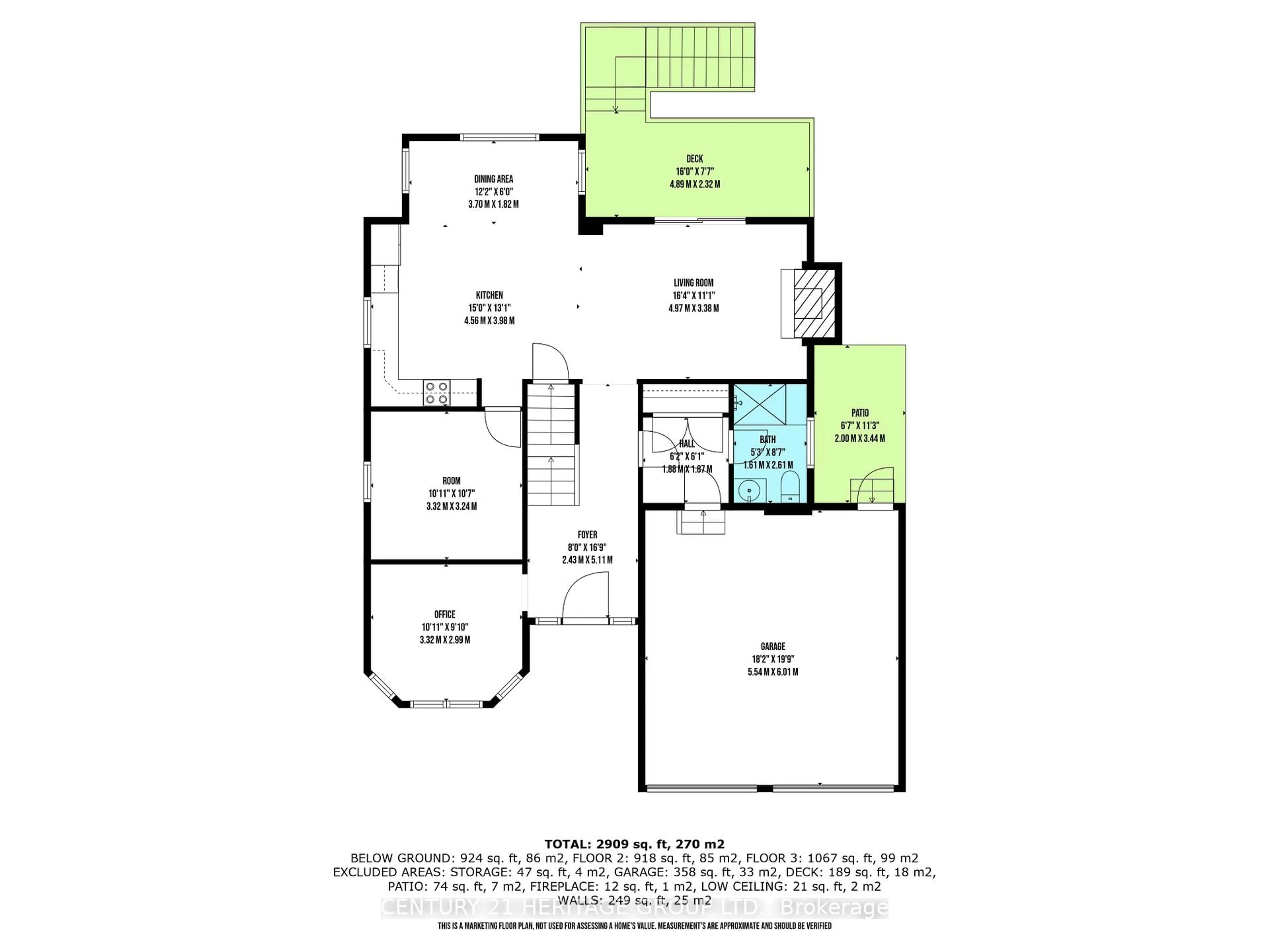 Floor plan for 21 Brent Rd, East Gwillimbury Ontario L9N 1R9