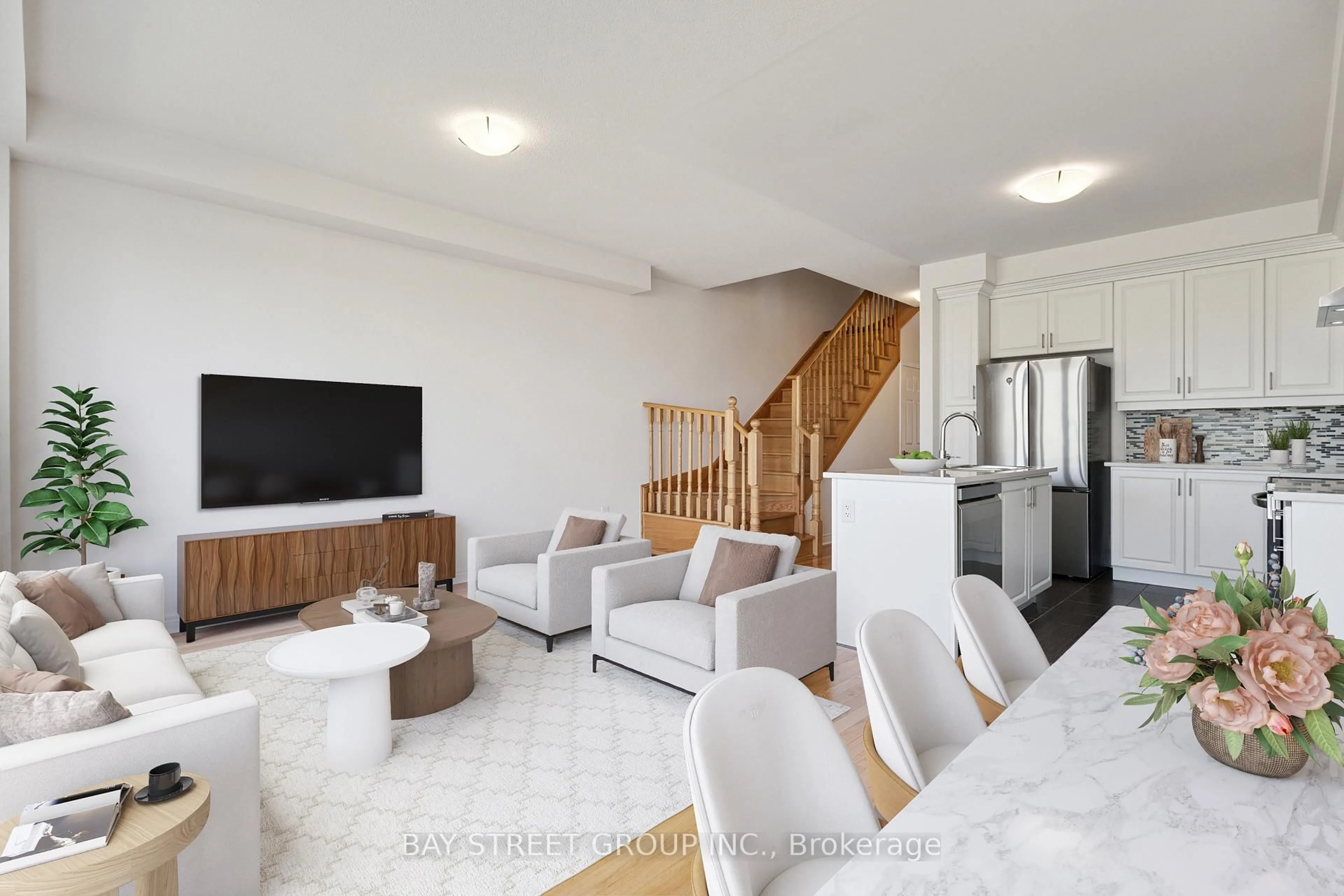 Living room with furniture, unknown for 174 mumbai Dr, Markham Ontario L3S 0G5