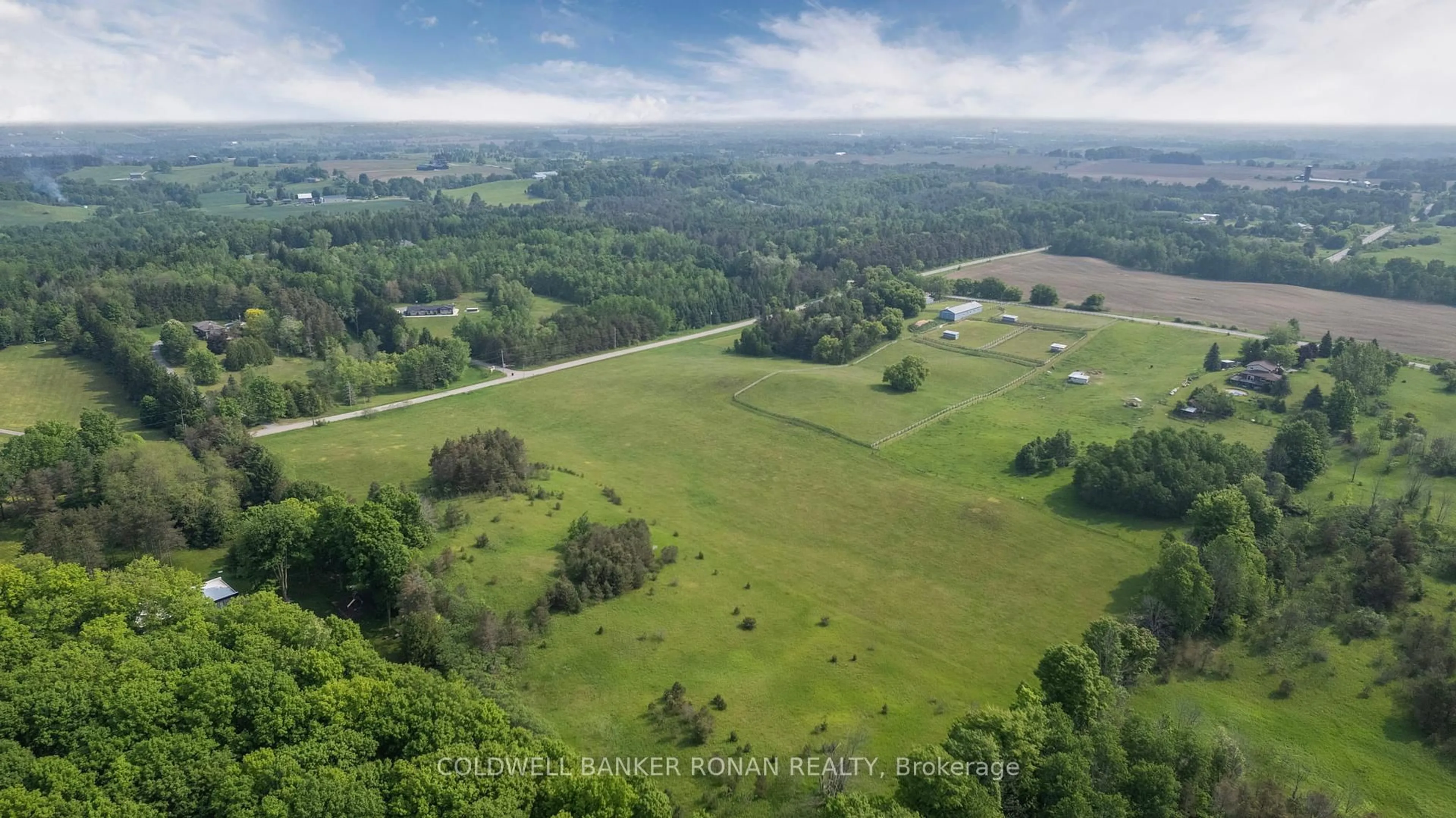 A pic from outside/outdoor area/front of a property/back of a property/a pic from drone, forest/trees view for 1604 Concession Rd 8, Adjala-Tosorontio Ontario L0G 1W0