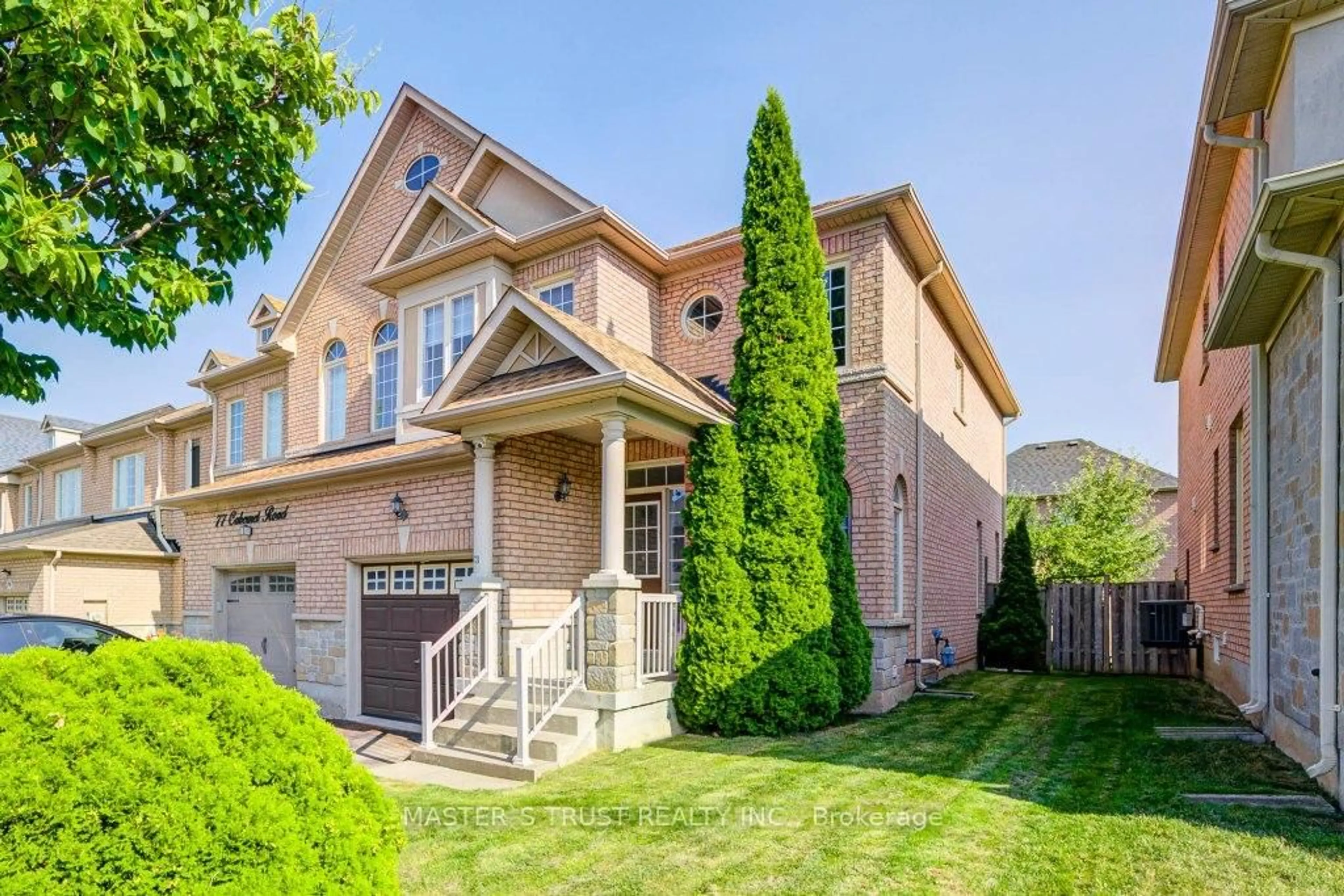 Home with brick exterior material, street for 73 Cabernet Rd, Vaughan Ontario L4J 8X7