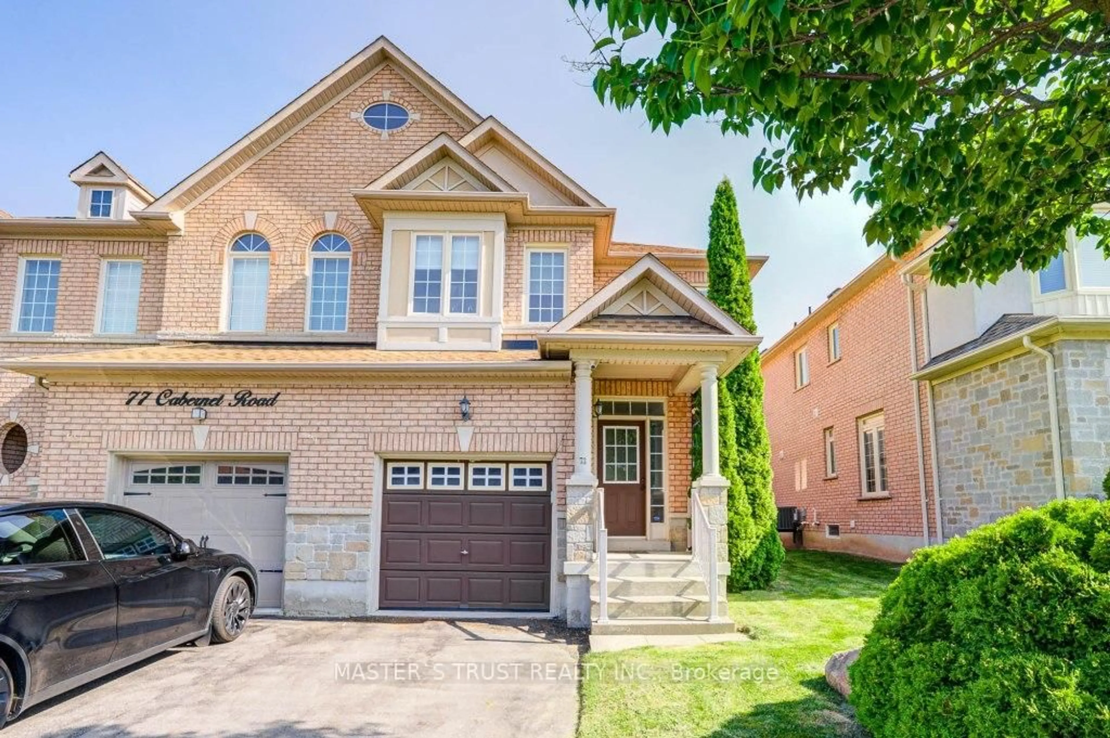 Home with brick exterior material, street for 73 Cabernet Rd, Vaughan Ontario L4J 8X7