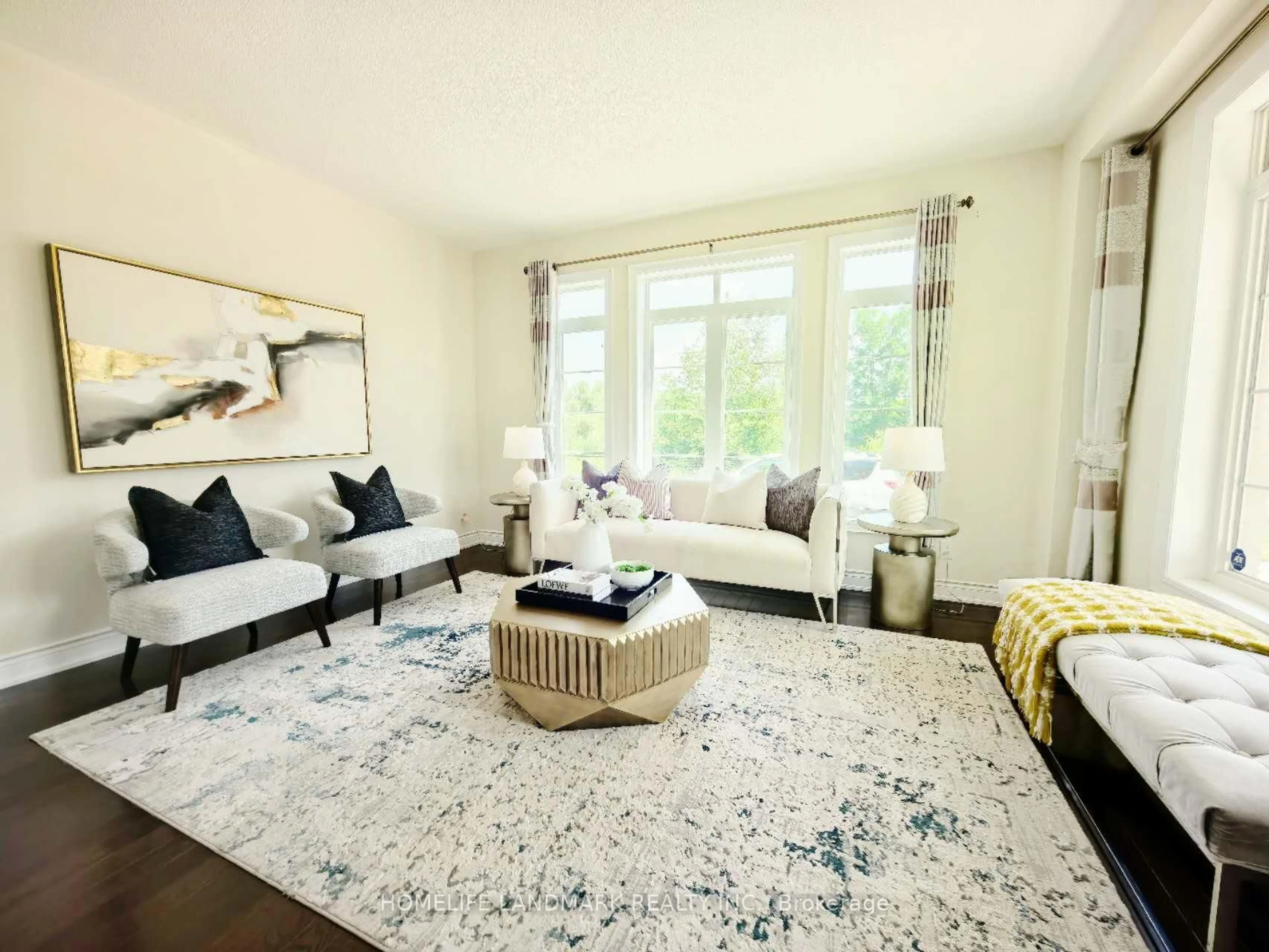 Living room with furniture, carpet floor for 20 Kellogg Cres, Richmond Hill Ontario L4E 0T3