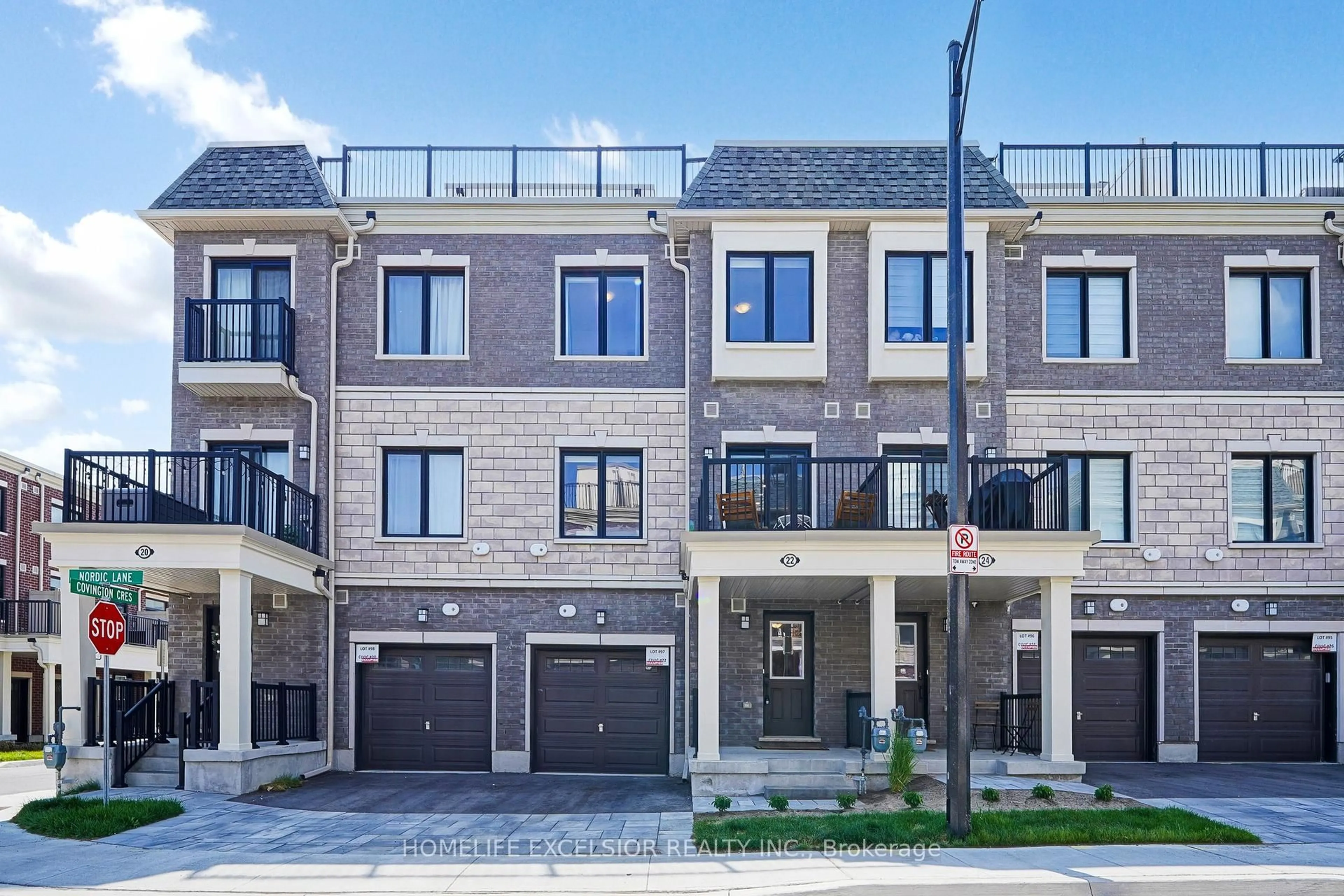 Home with brick exterior material, street for 22 Nordic Lane, Whitchurch-Stouffville Ontario L4A 4W8