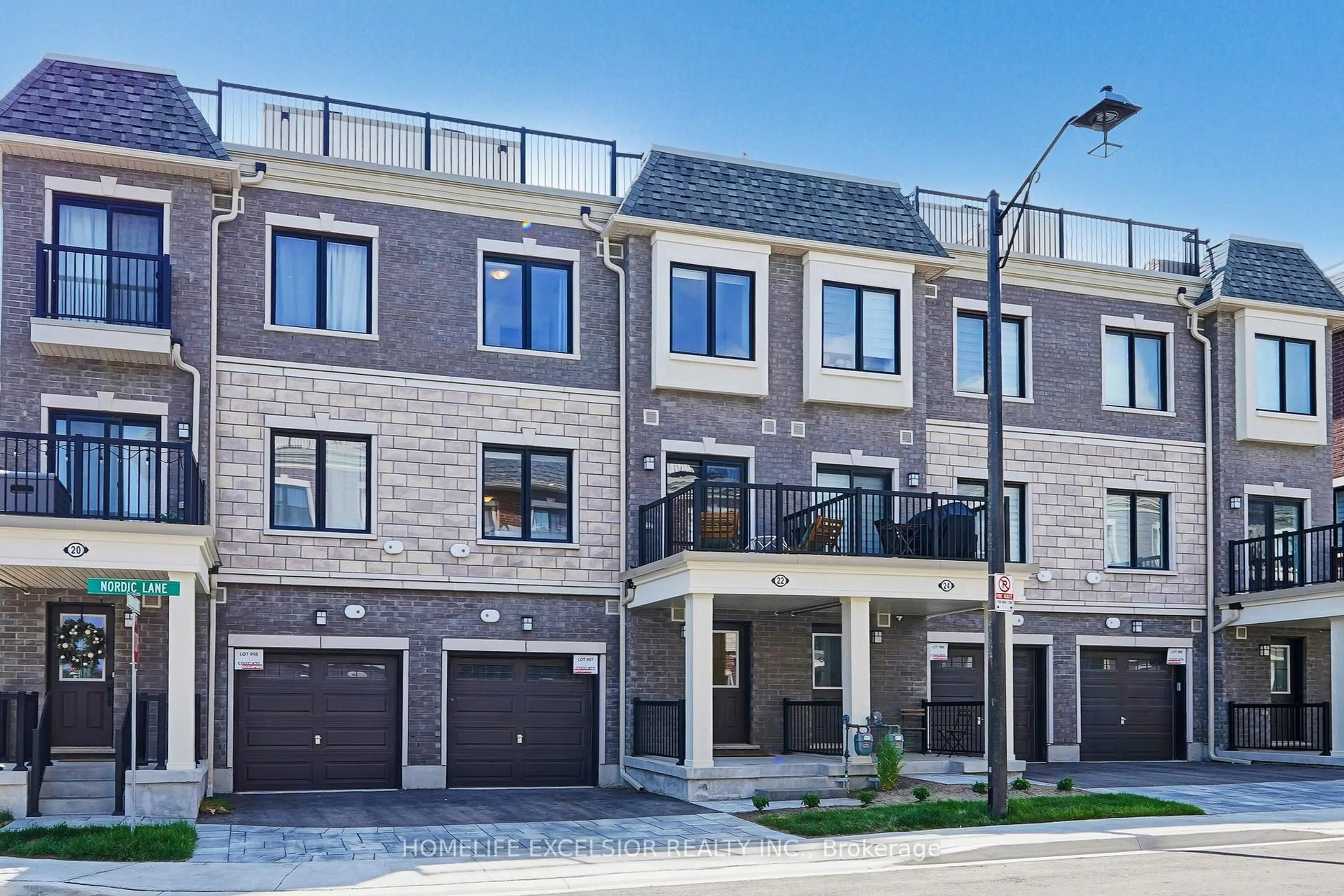 Home with brick exterior material, street for 22 Nordic Lane, Whitchurch-Stouffville Ontario L4A 4W8