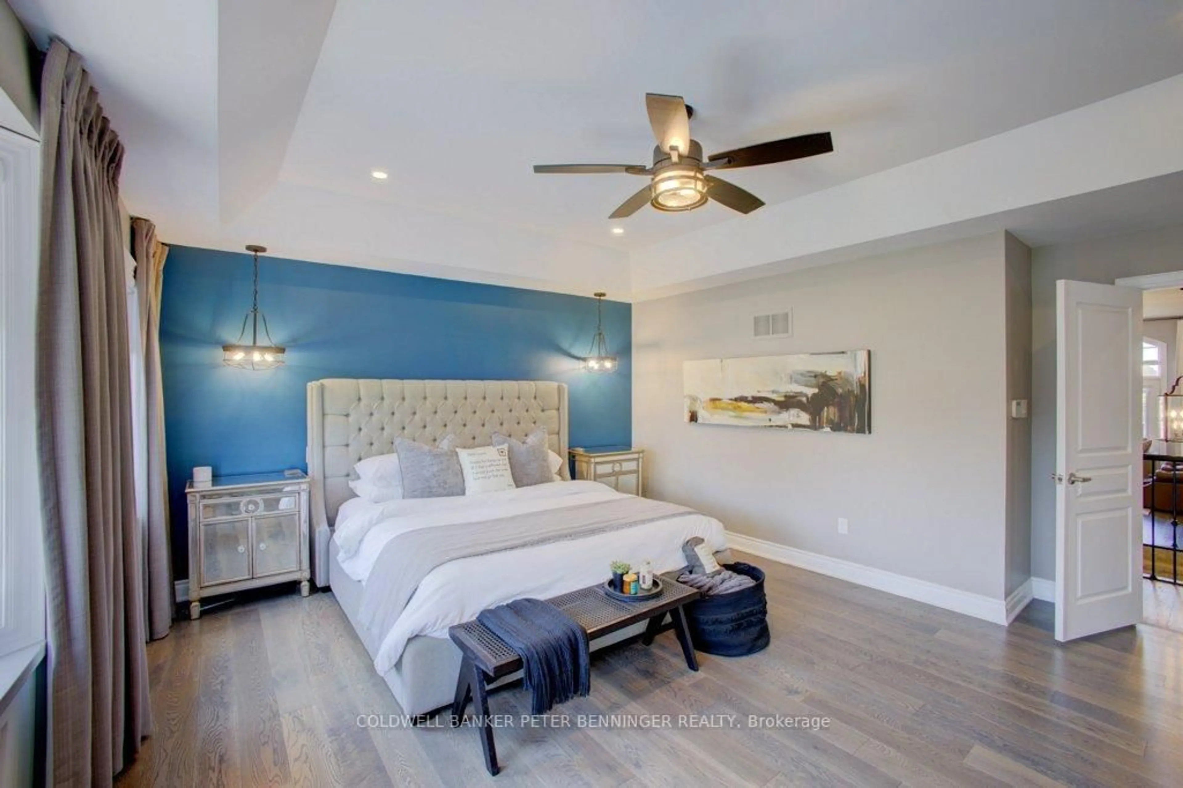 Bedroom with bed, unknown for 21 Prevost Crt, Vaughan Ontario L4H 0W3