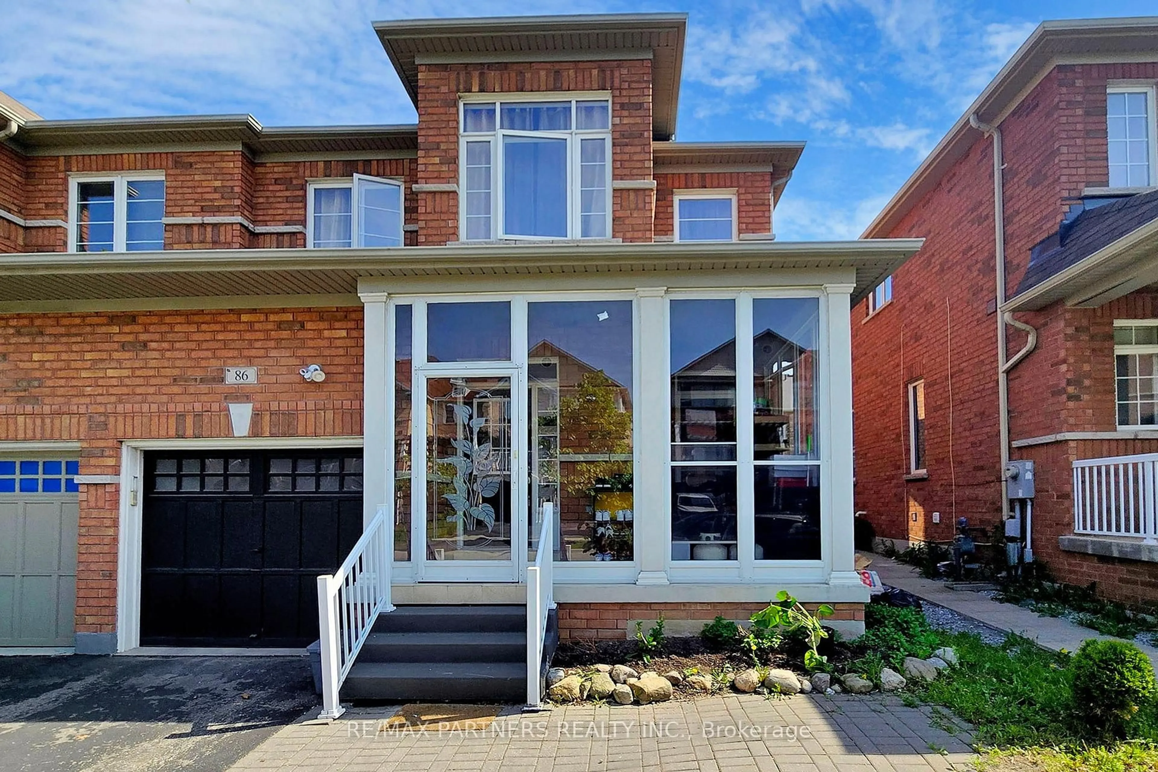 Home with brick exterior material, street for 86 Chokecherry Cres, Markham Ontario L6E 0J3