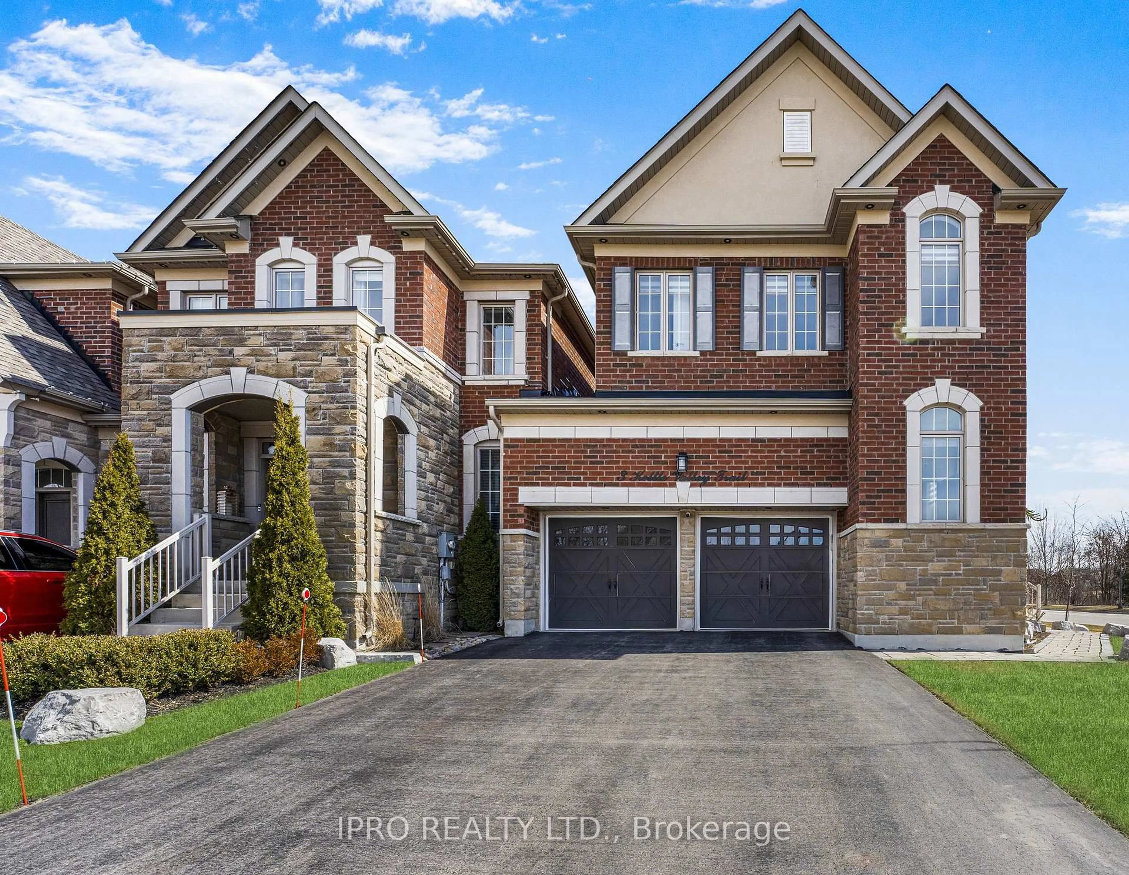 Home with brick exterior material, street for 3 Kettle Valley Tr, King Ontario L7B 0A6