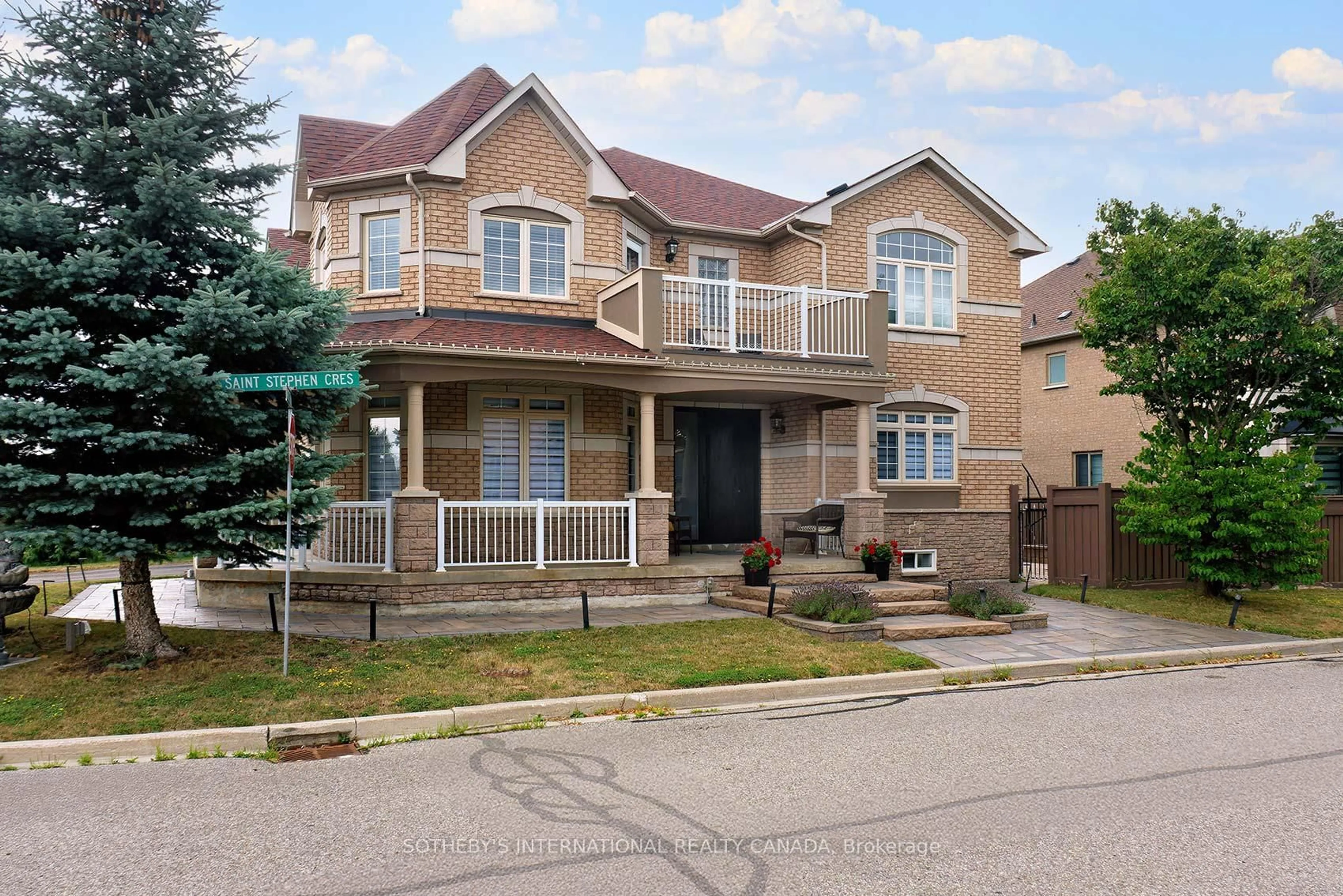 Home with brick exterior material, street for 107 Saint Francis Ave, Vaughan Ontario L4H 2A3