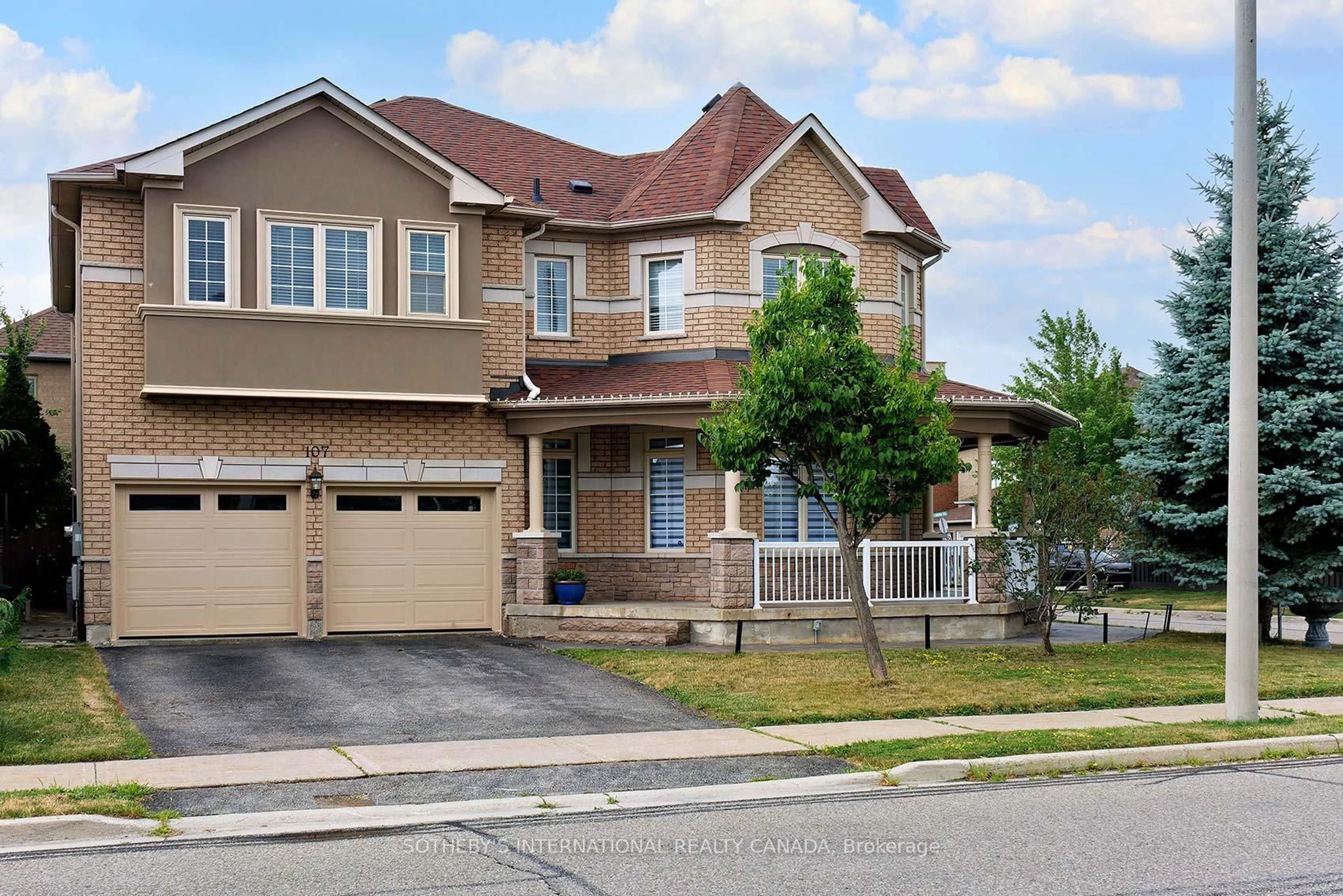 Home with brick exterior material, street for 107 Saint Francis Ave, Vaughan Ontario L4H 2A3