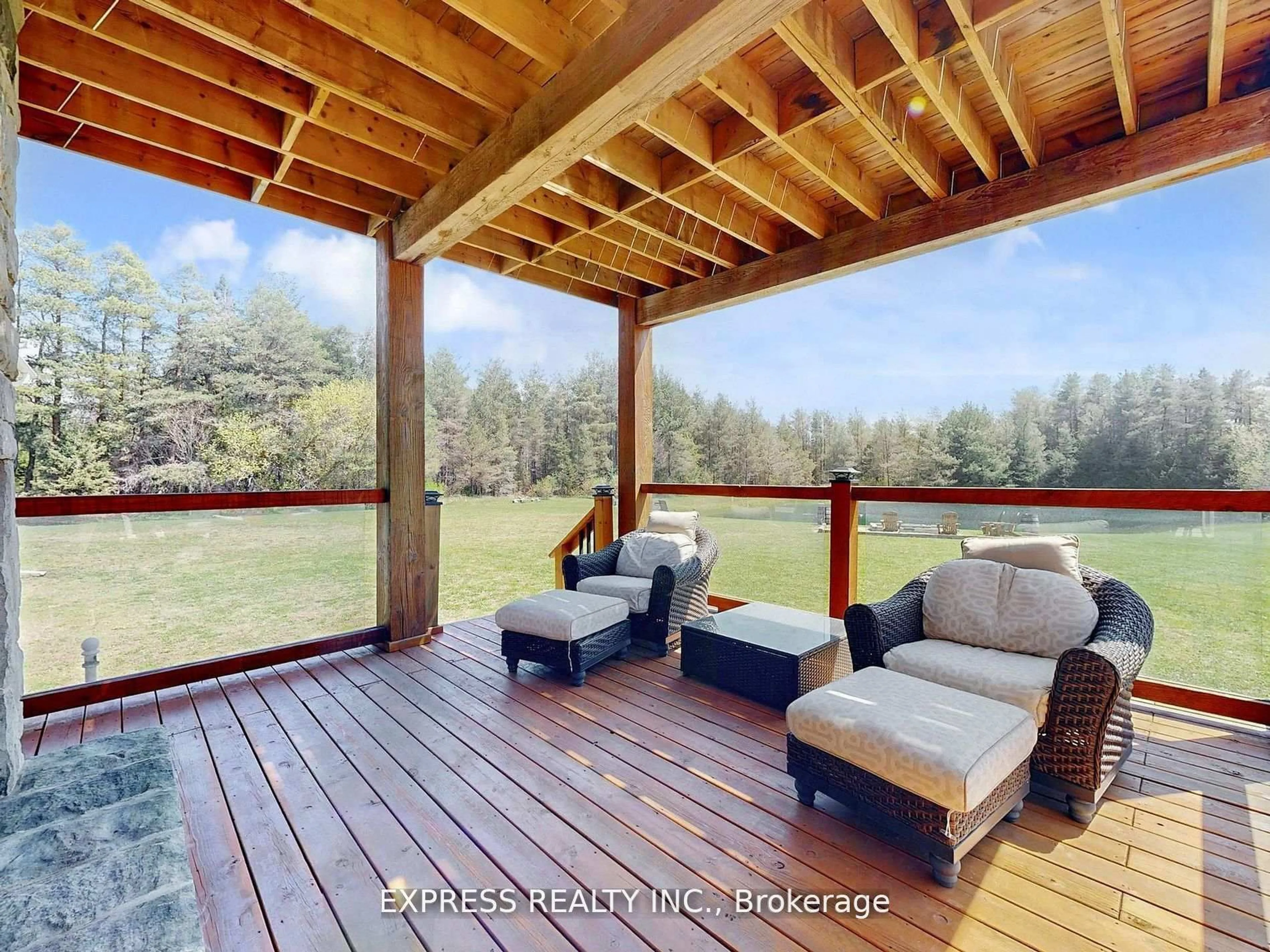 Patio, water/lake/river/ocean view for 5517 Side Rd 30, Essa Ontario L0M 1T0