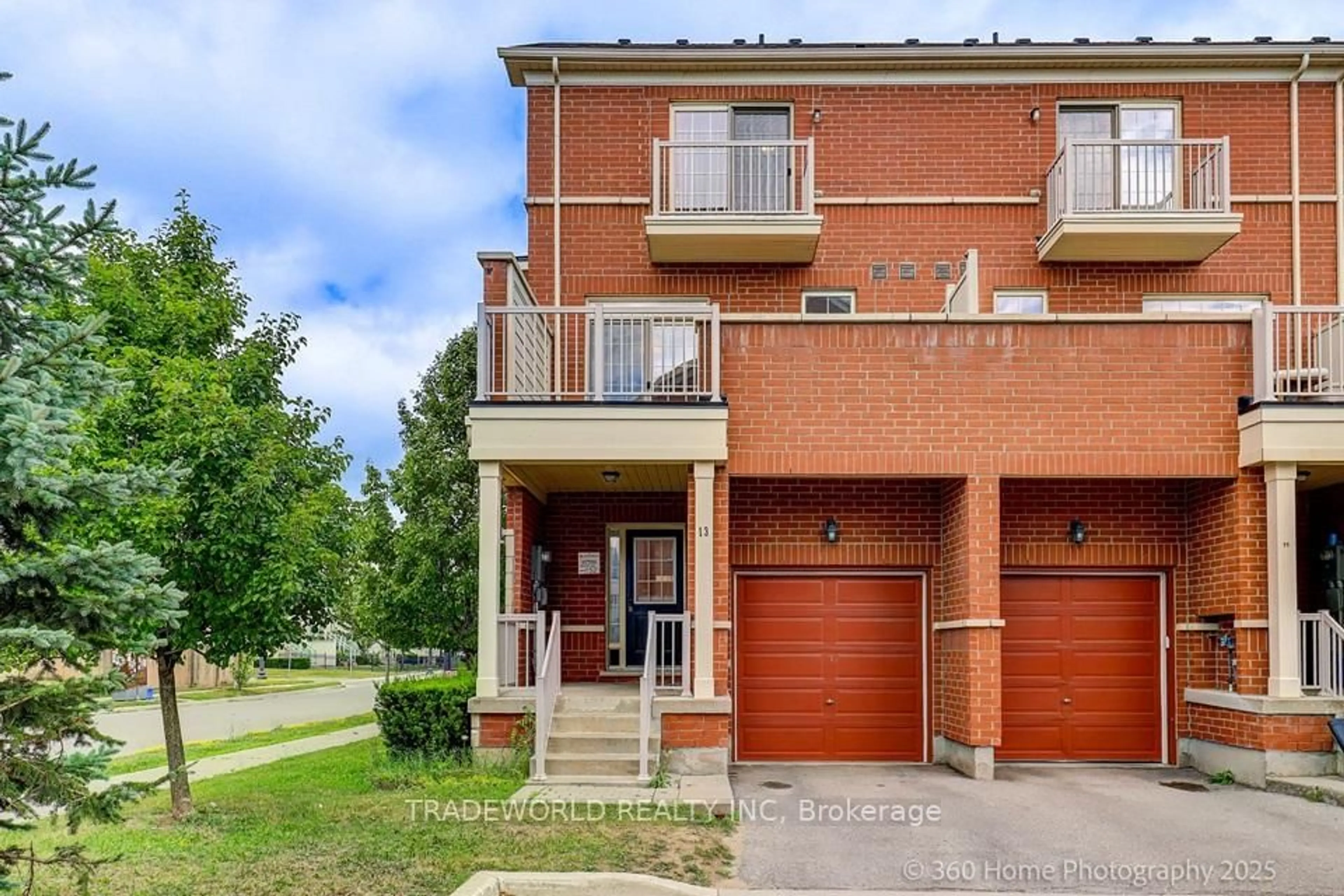 Home with brick exterior material, street for 13 Empress of Australia Lane, Markham Ontario L6C 0P3