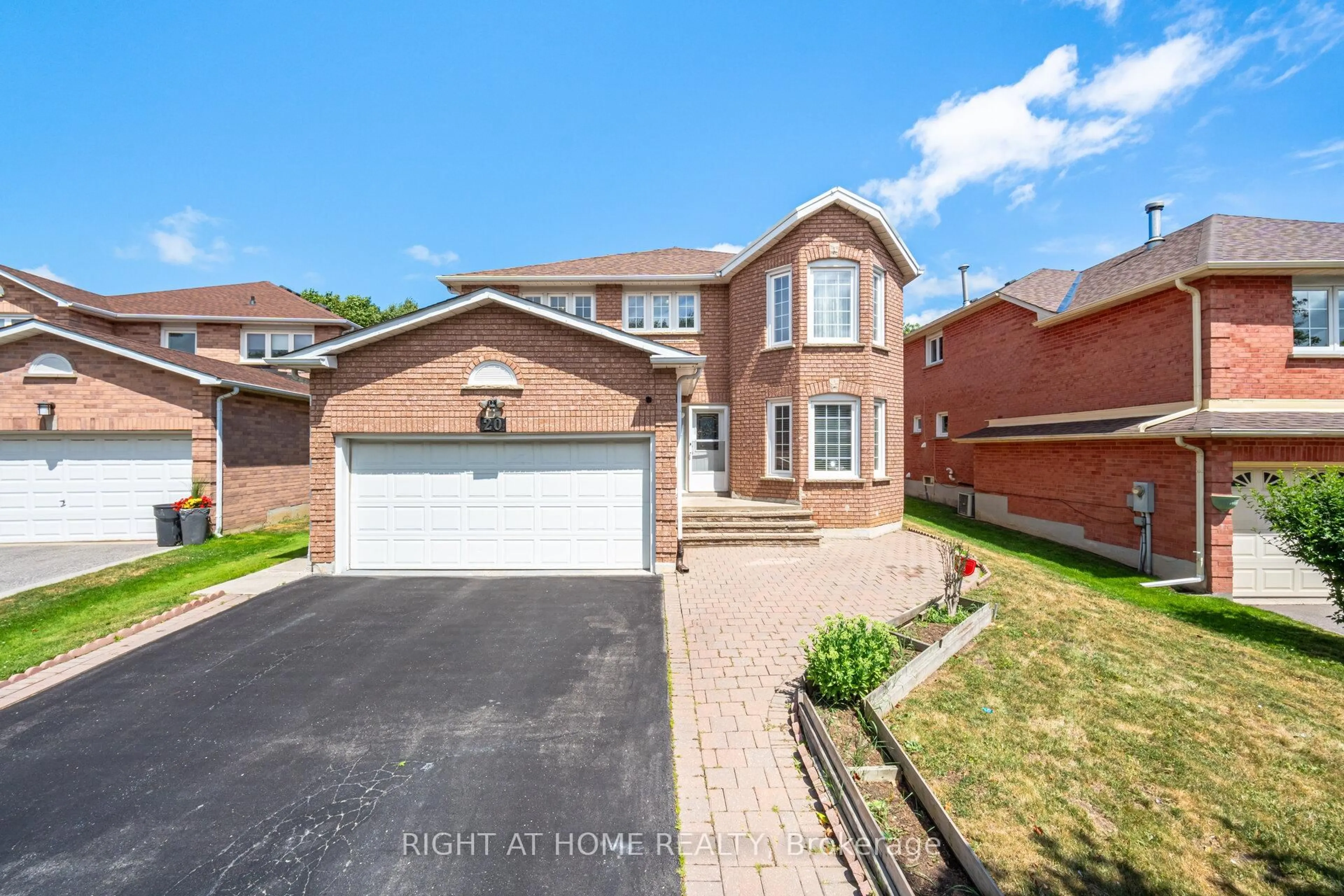 Home with brick exterior material, street for 20 Erla Crt, Markham Ontario L3S 3B3