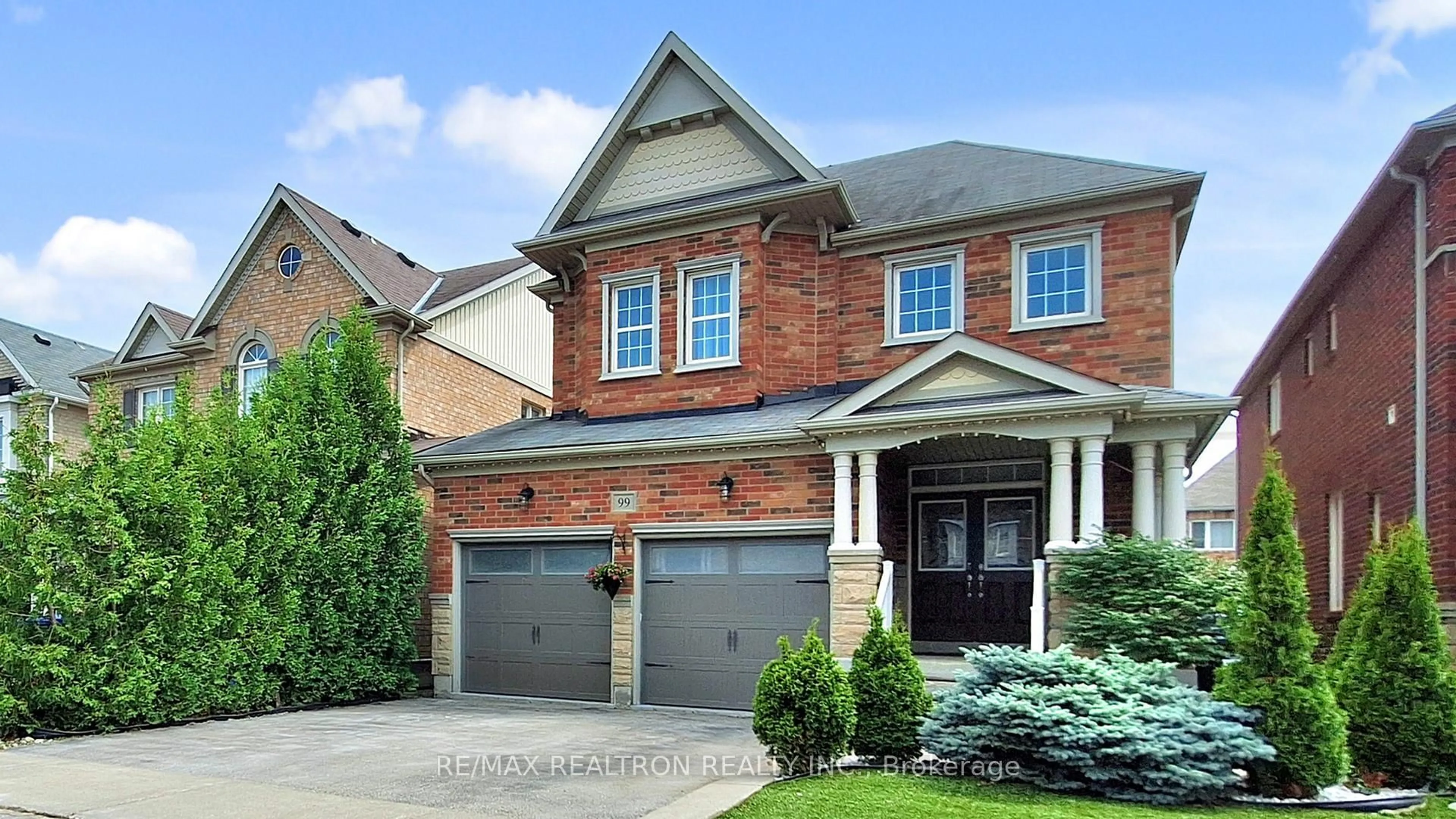 Home with brick exterior material, street for 99 Blue Dasher Blvd, Bradford West Gwillimbury Ontario L3Z 0E1