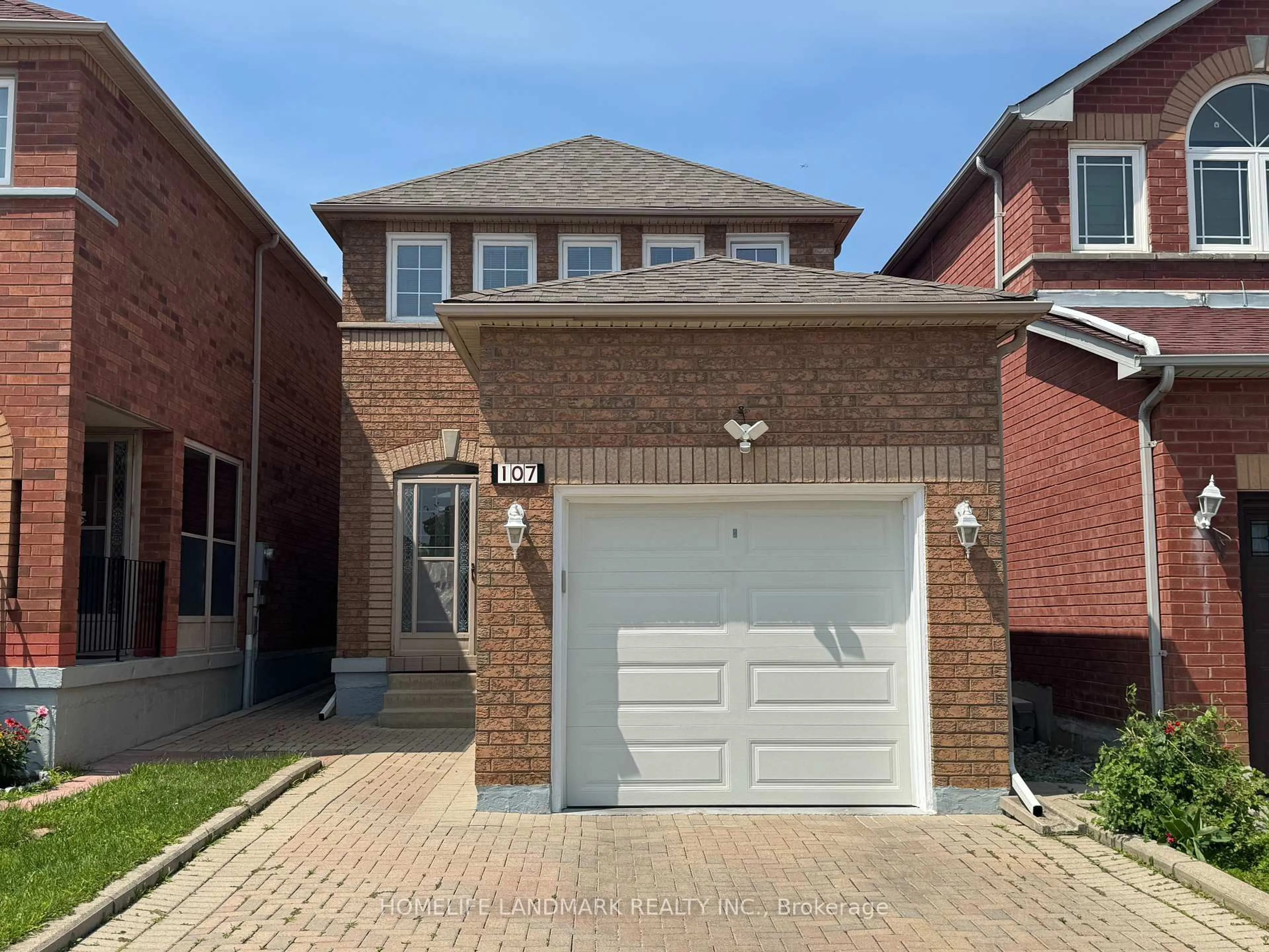 Home with brick exterior material, street for 107 KRUGER Rd, Markham Ontario L3S 3Y7