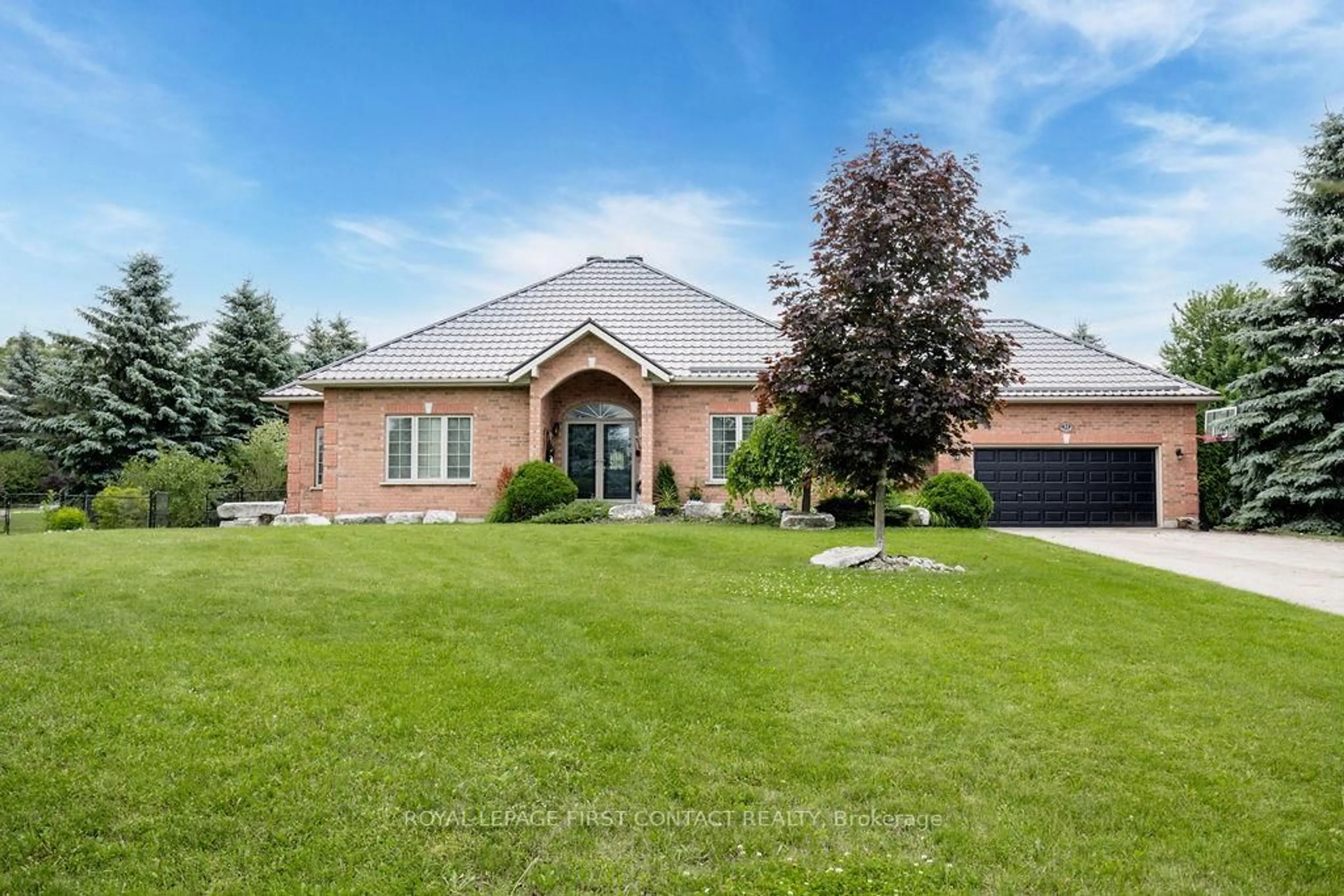Home with brick exterior material, street for 31 Vanderpost Cres, Essa Ontario L0L 2N0