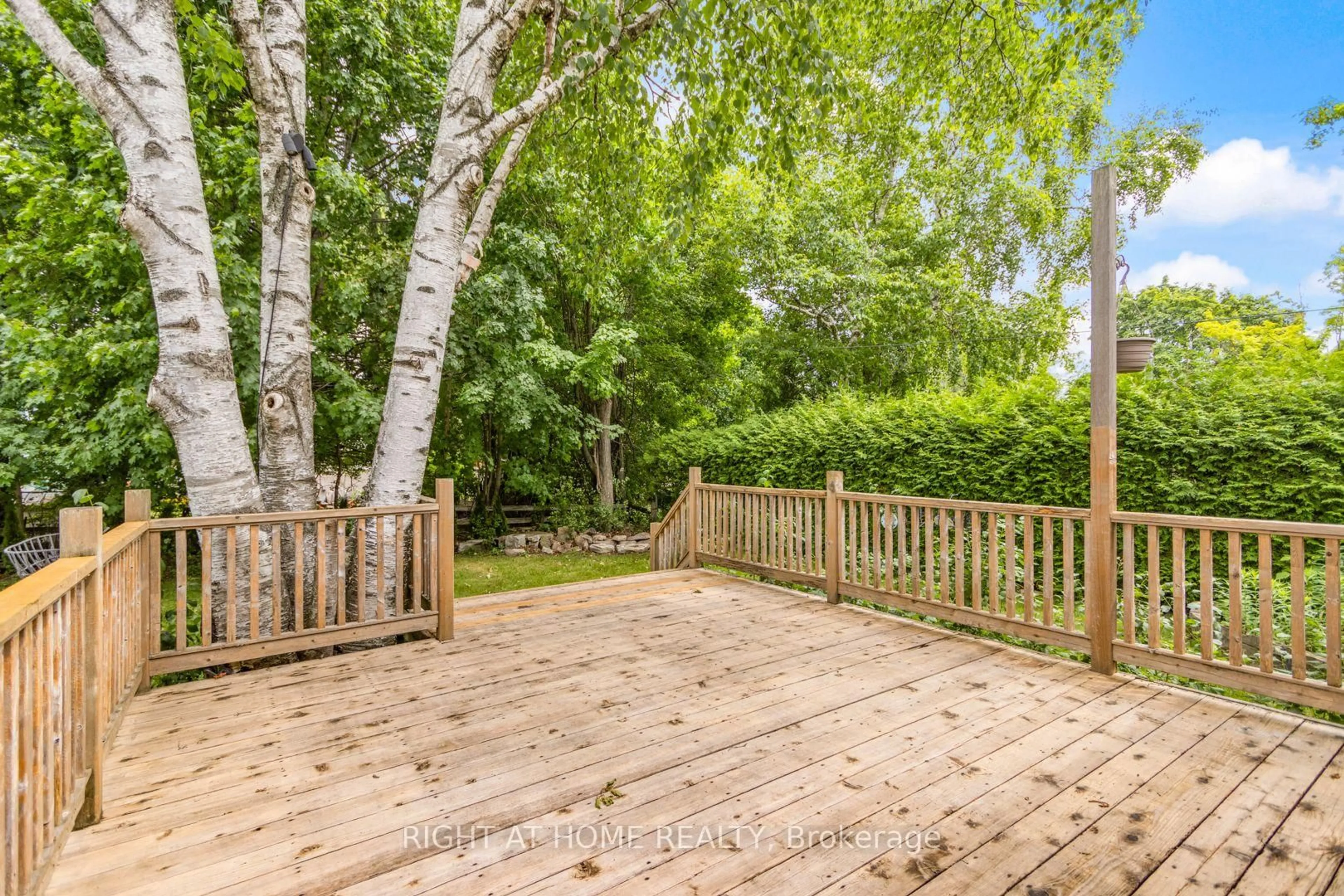 Patio, forest/trees view for 102 Murray Dr, Aurora Ontario L4G 2C5