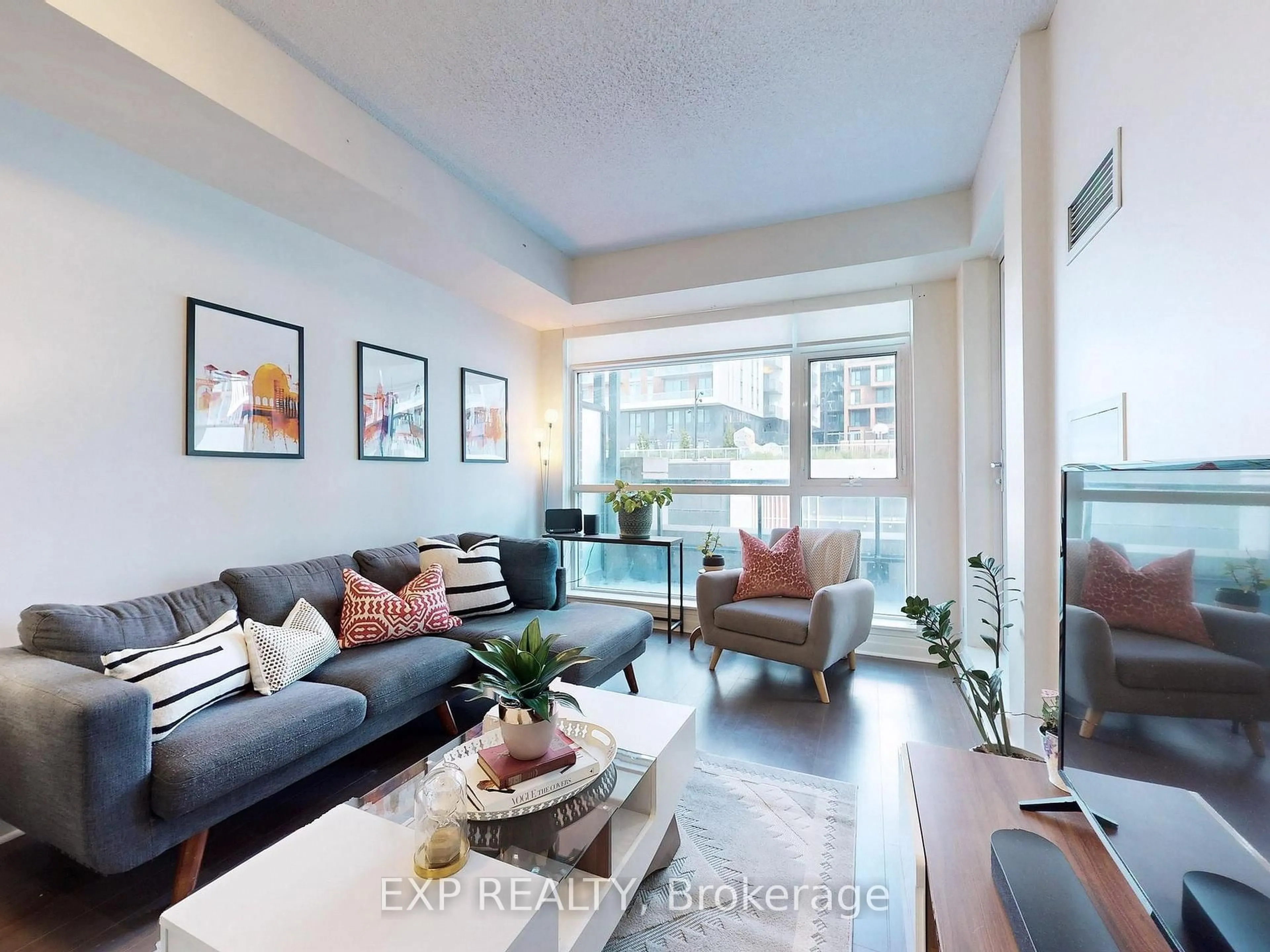 Living room with furniture, unknown for 8130 Birchmount Rd #312, Markham Ontario L6G 0E4