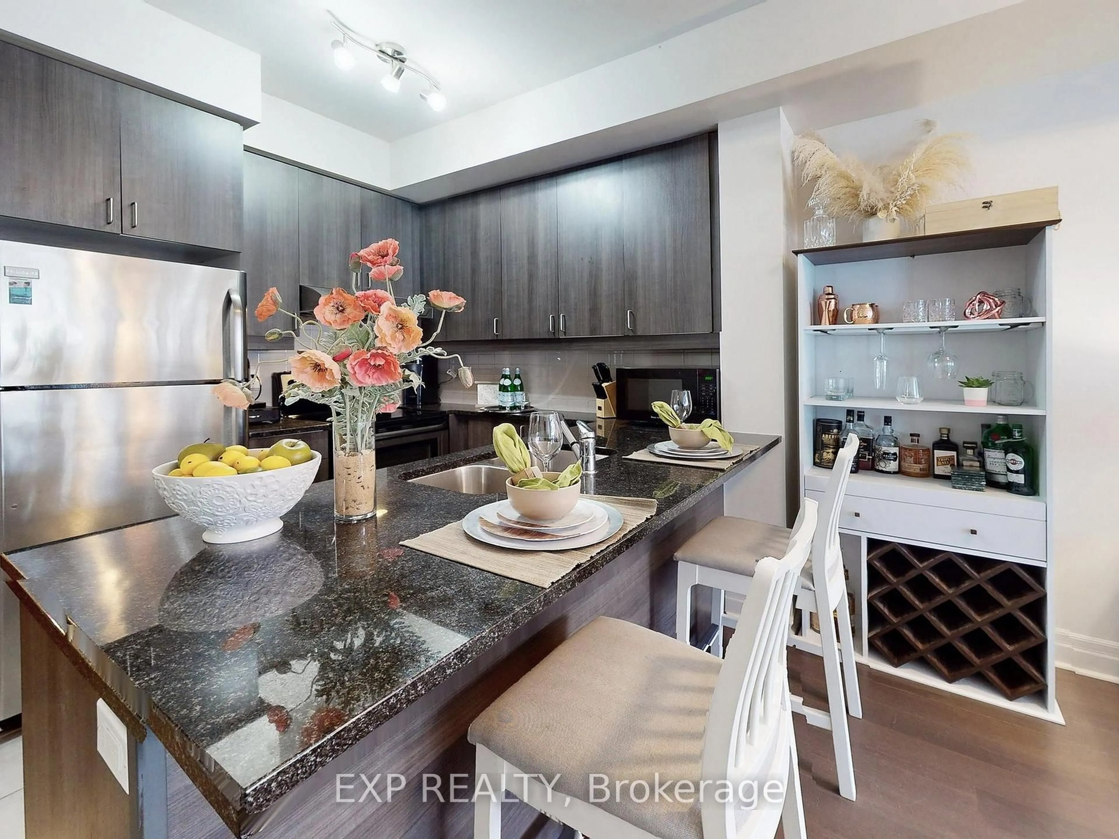 Open concept kitchen, unknown for 8130 Birchmount Rd #312, Markham Ontario L6G 0E4