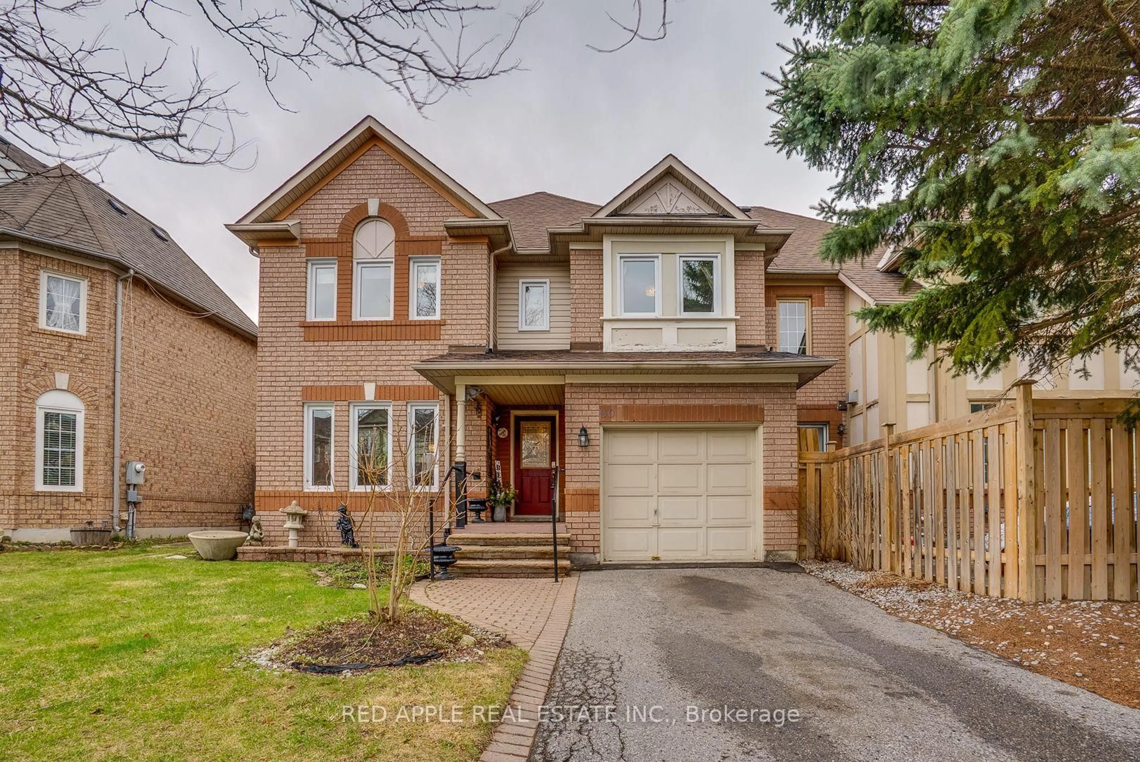 Home with brick exterior material, street for 60 Snedden Ave, Aurora Ontario L4G 7K6