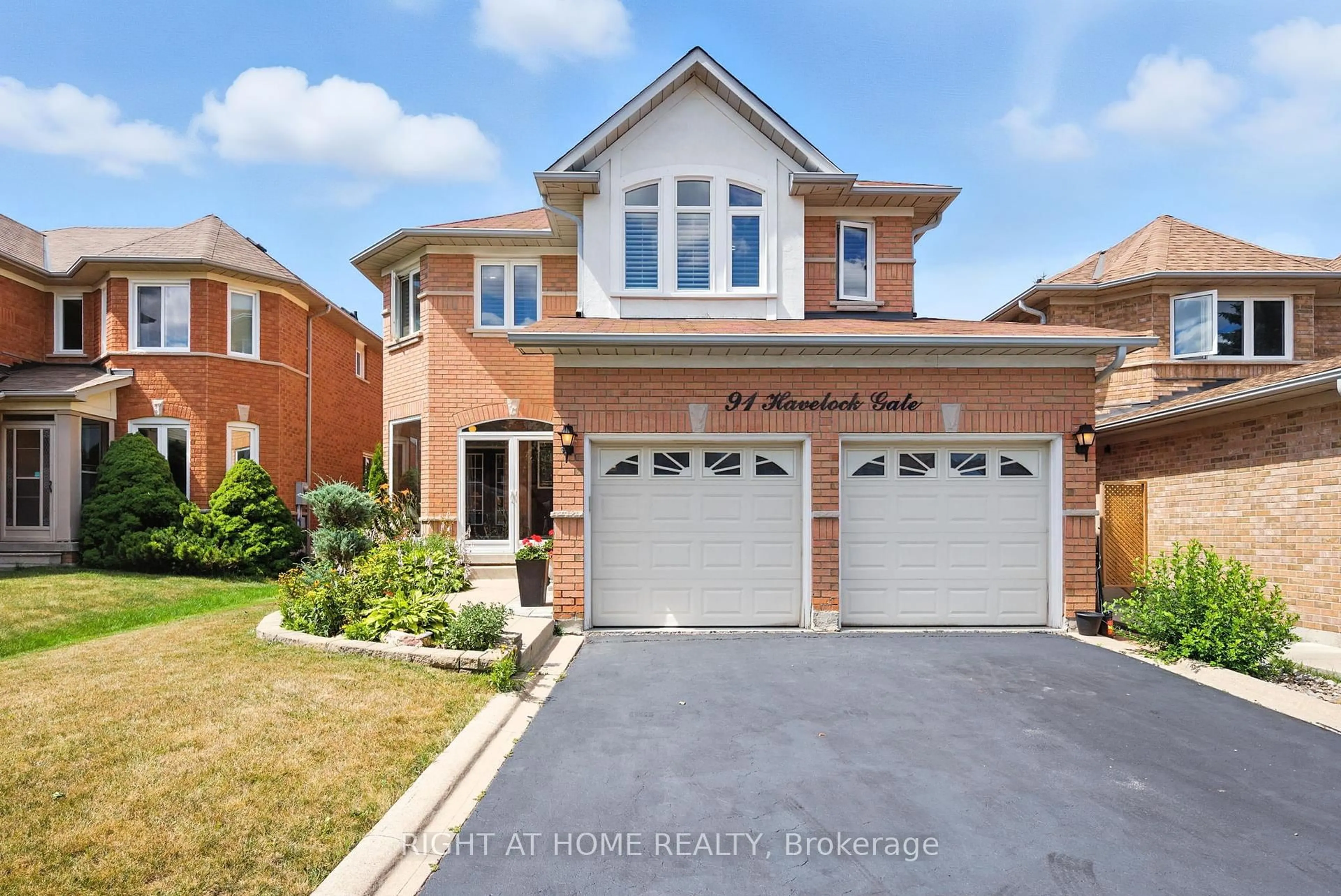 Home with brick exterior material, street for 91 Havelock Gate, Markham Ontario L3S 3P6