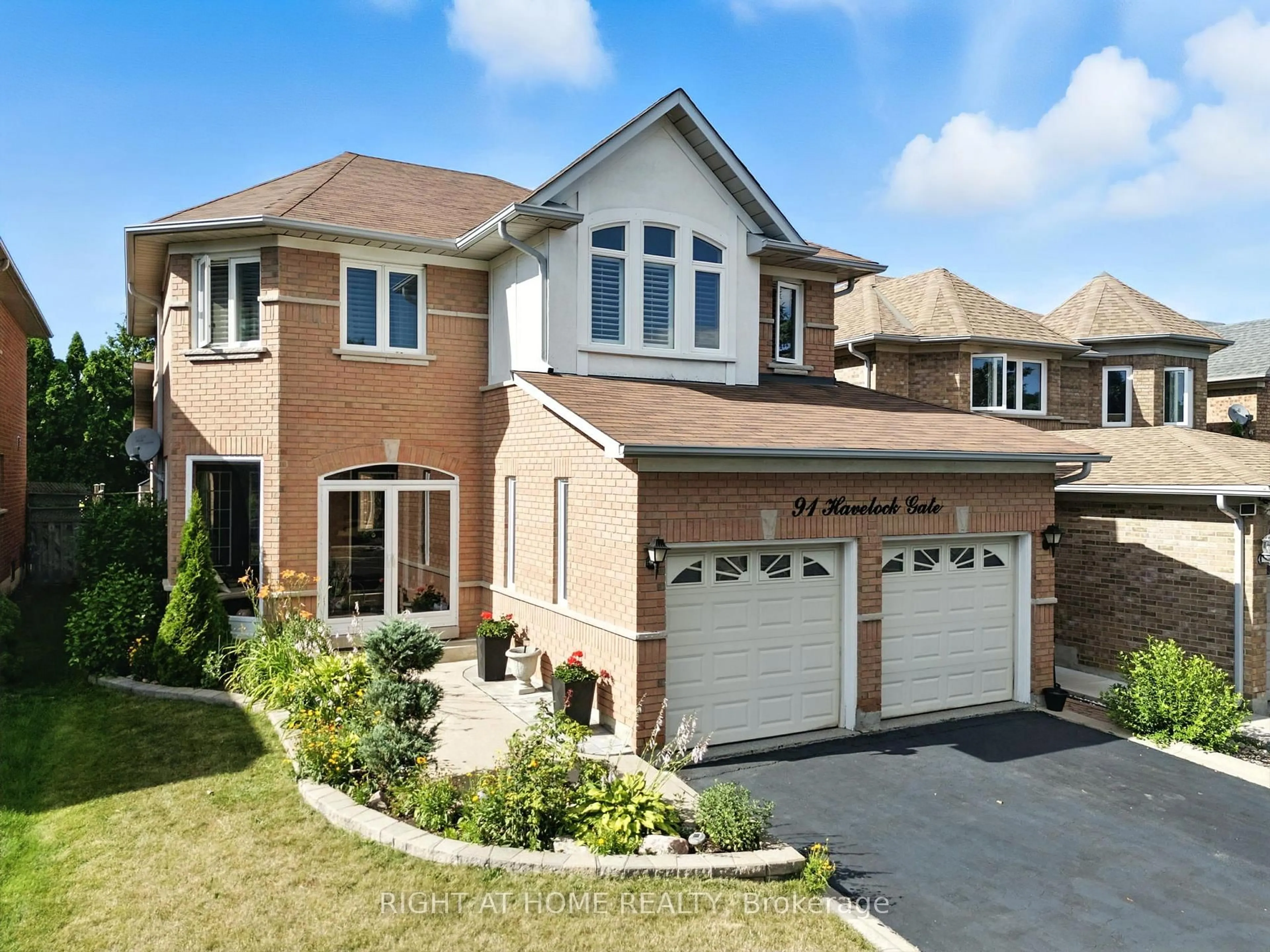 Home with brick exterior material, street for 91 Havelock Gate, Markham Ontario L3S 3P6