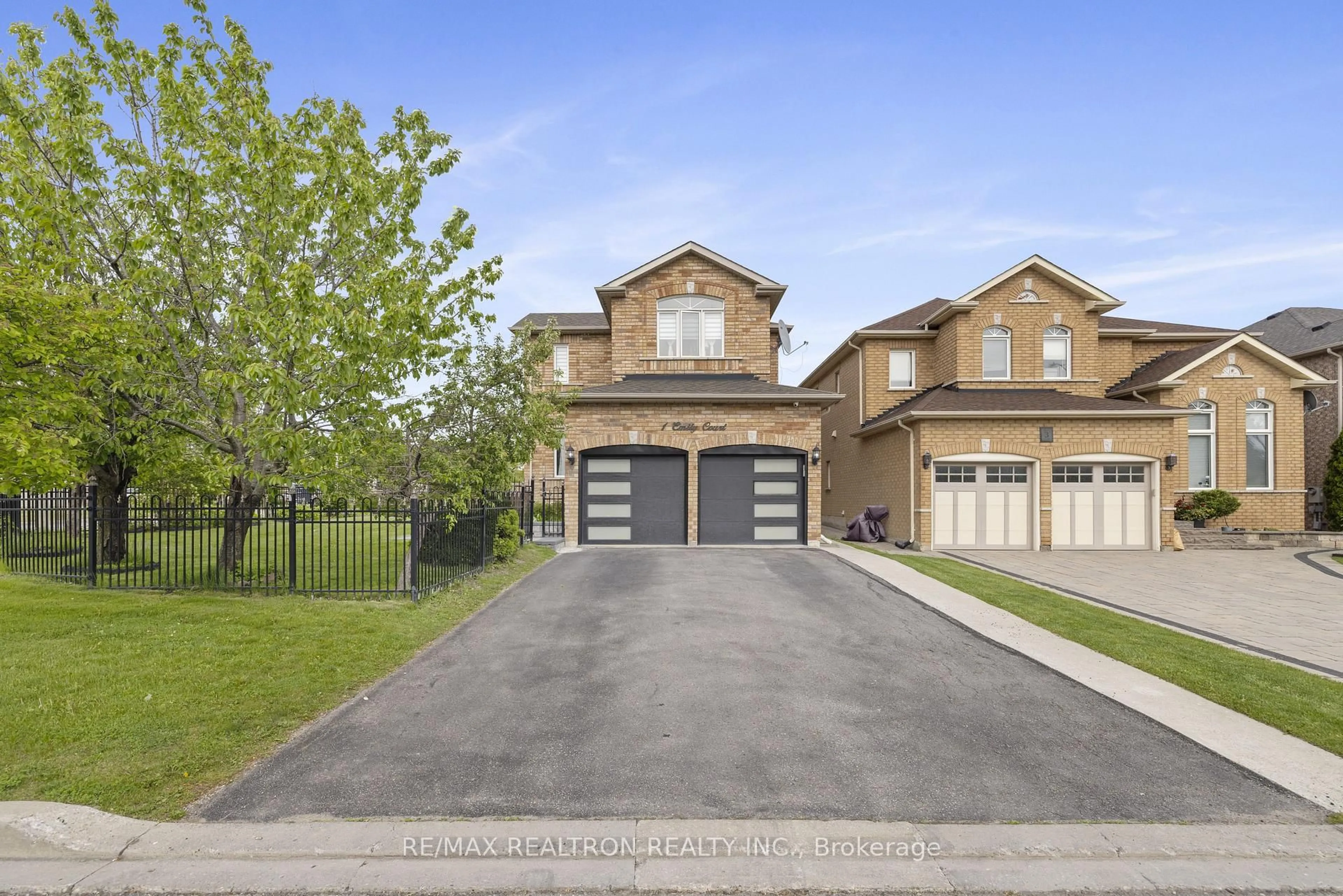 Home with brick exterior material, street for 1 Emily Crt, Richmond Hill Ontario L4E 4E5