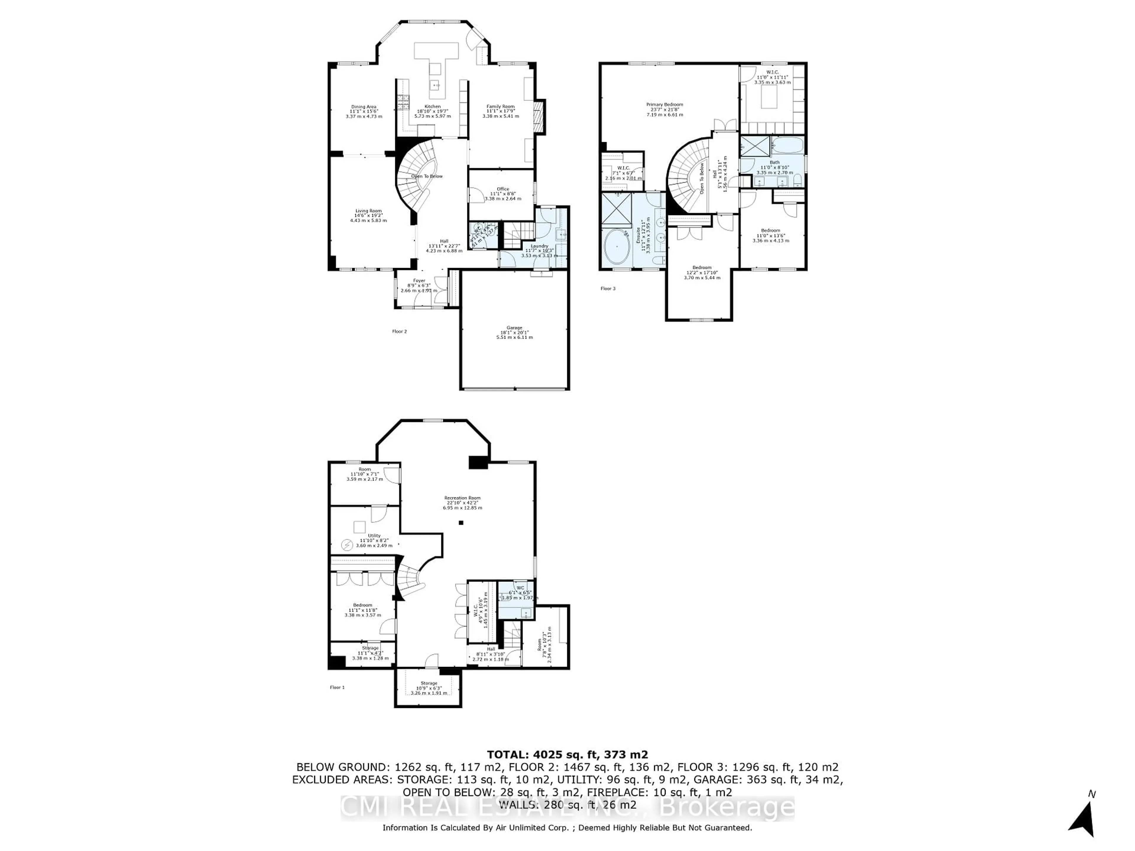 Floor plan for 122 Beverley Glen Blvd, Vaughan Ontario L4J 7V2