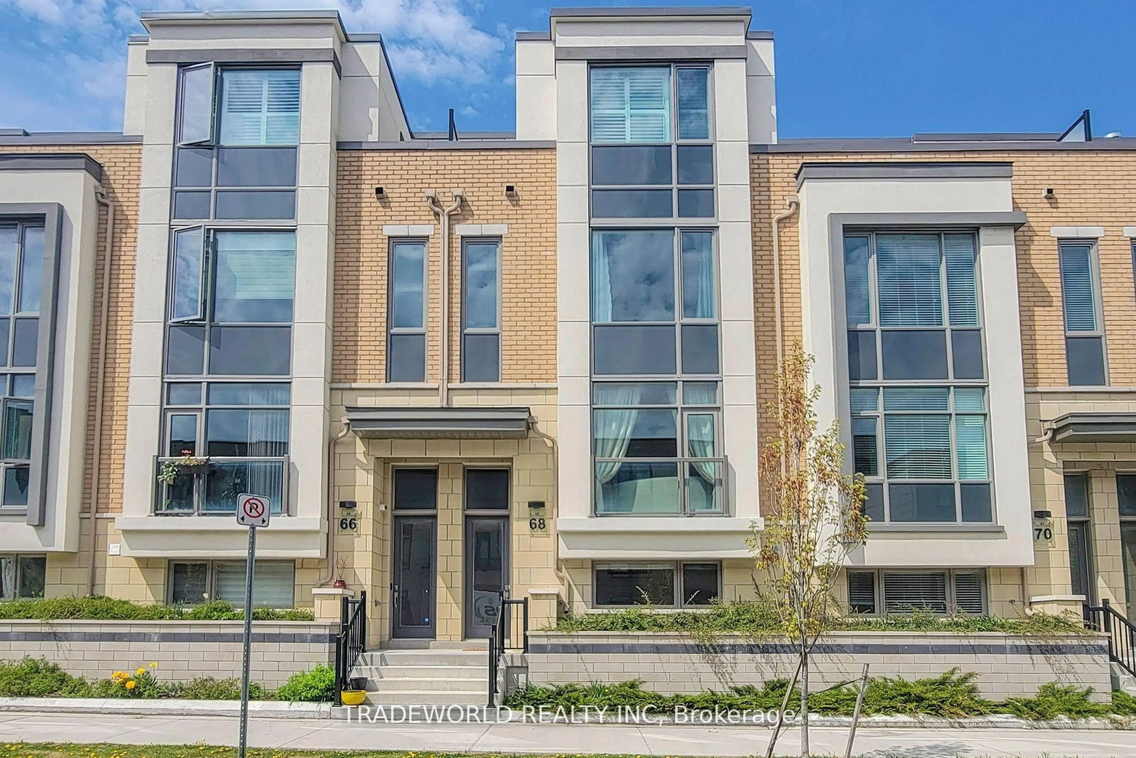 Home with brick exterior material, street for 66 William Saville St, Markham Ontario L3R 9S3