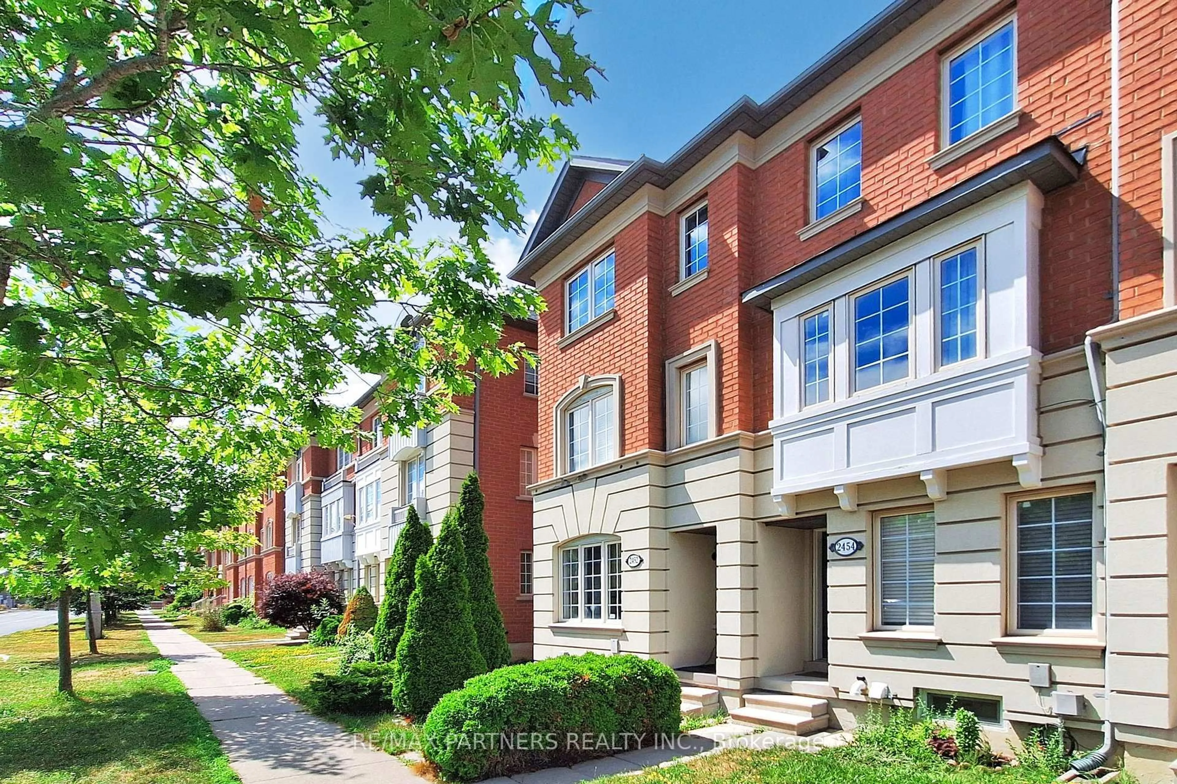 Home with brick exterior material, street for 2452 Bur Oak Ave, Markham Ontario L6B 1J8