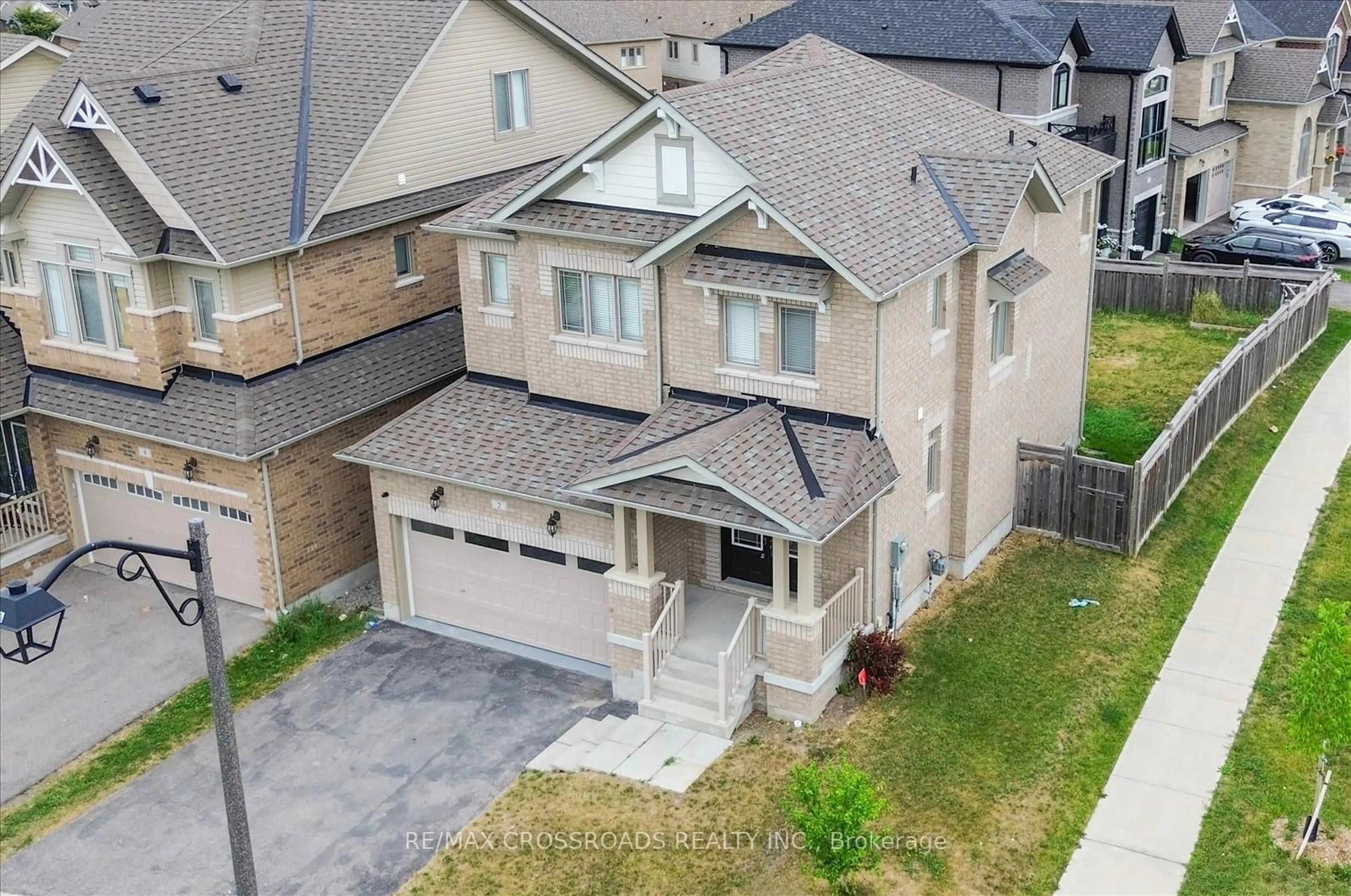 A pic from outside/outdoor area/front of a property/back of a property/a pic from drone, street for 2 Parker Lane, New Tecumseth Ontario L9R 0T2