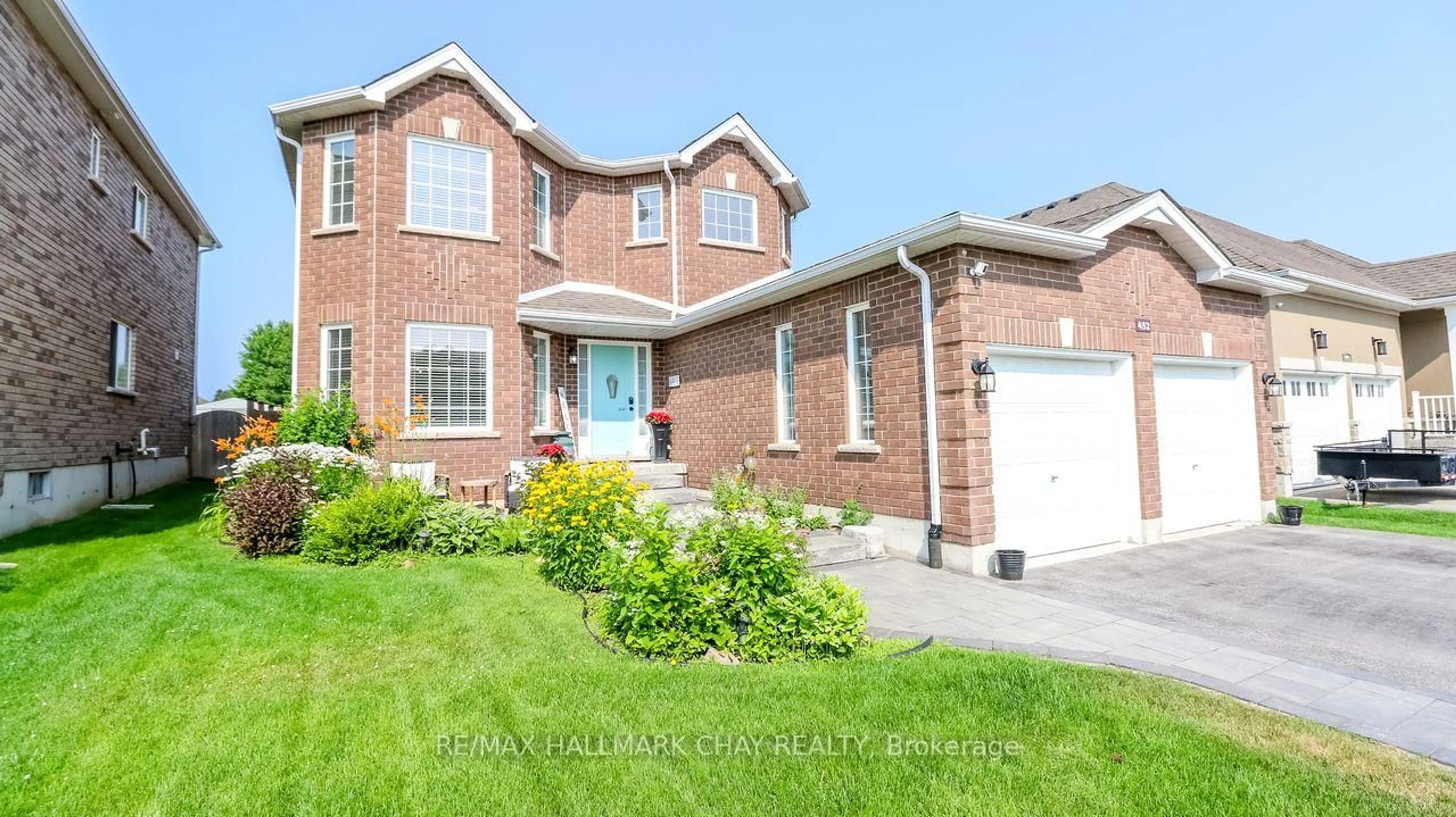 Home with brick exterior material, street for 452 Greenwood Dr, Essa Ontario L3W 0P7