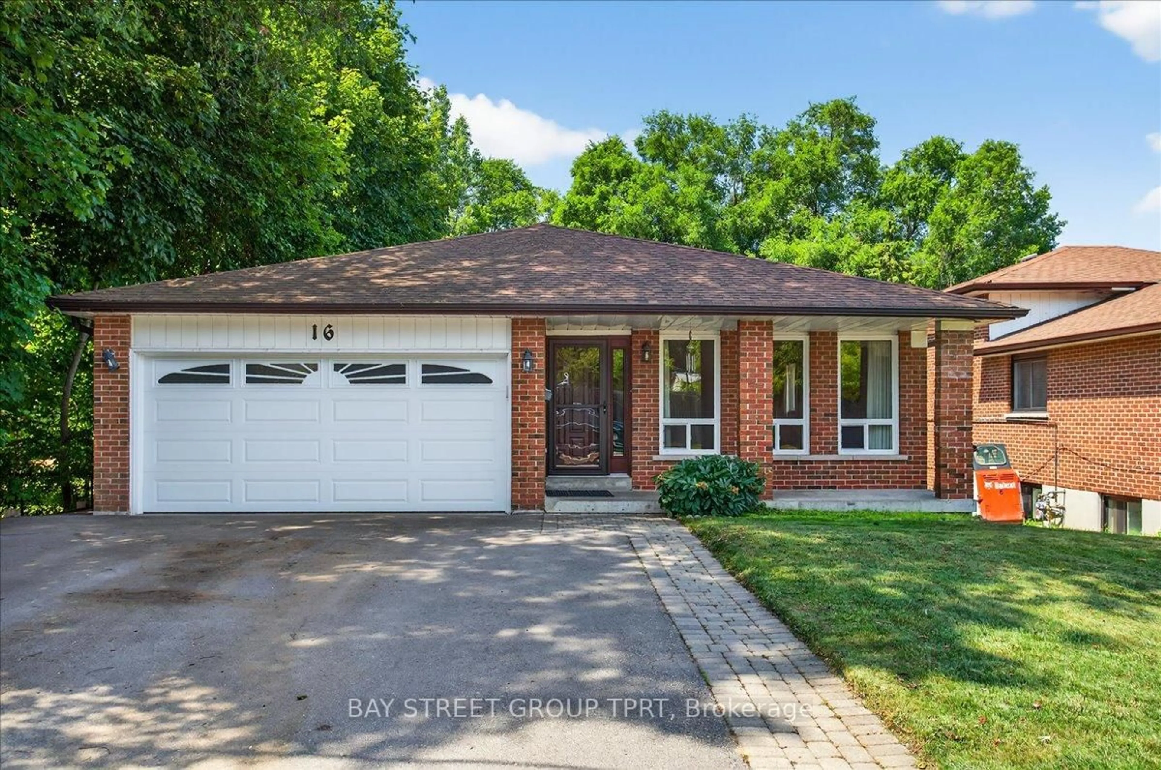 Home with brick exterior material, street for 16 Belfry Dr, Newmarket Ontario L3Y 3G1