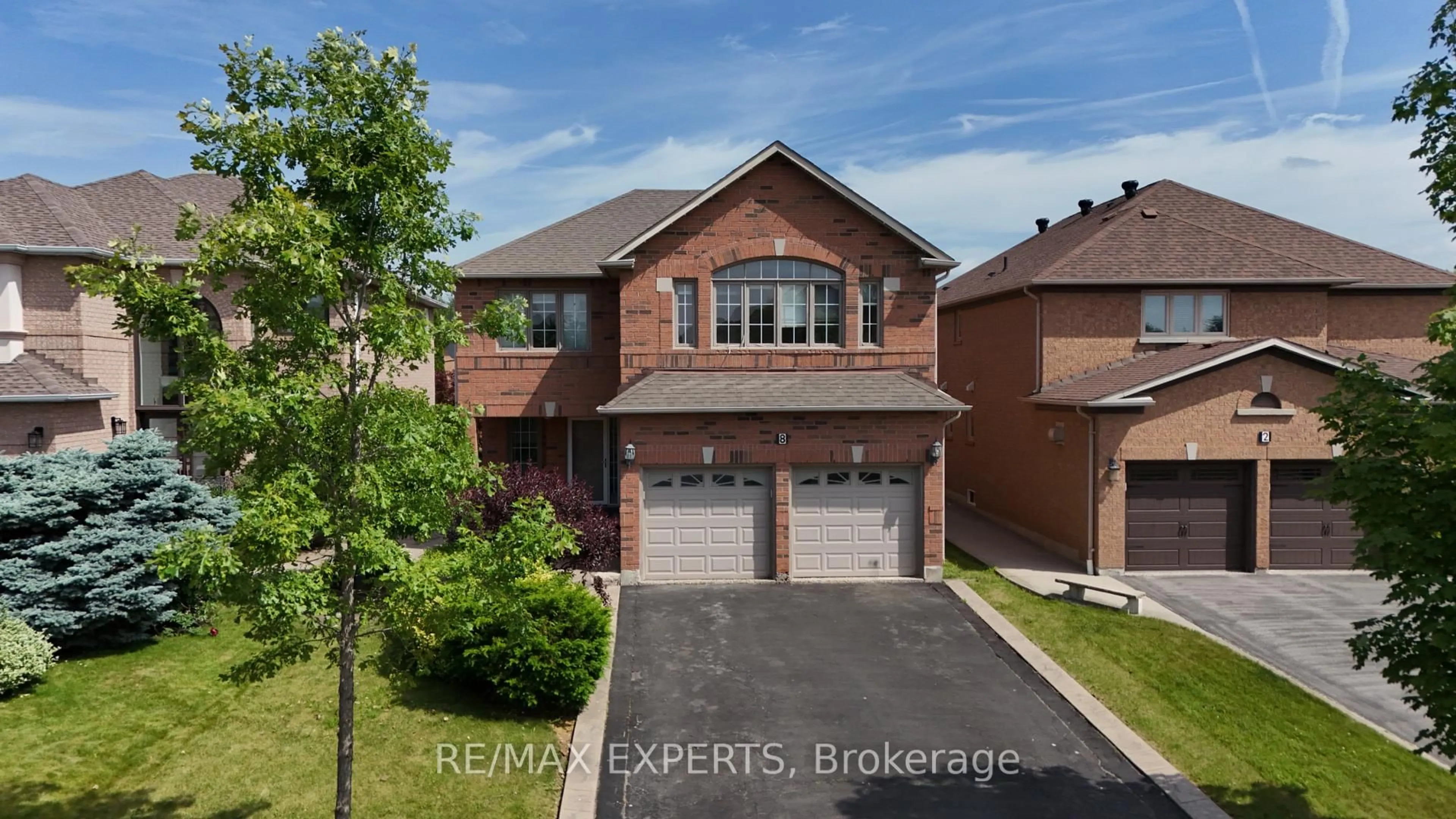 Home with brick exterior material, street for 8 Pine Hollow Cres, Vaughan Ontario L6A 2L6