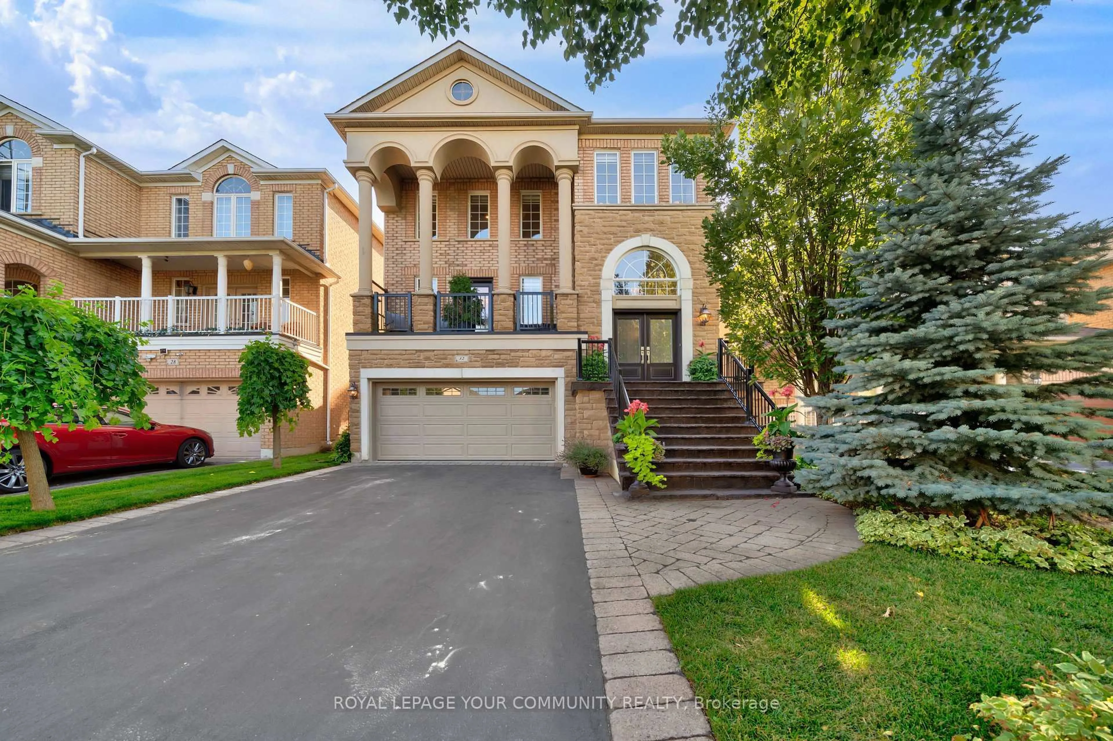 Home with brick exterior material, street for 32 Wheatfield Dr, Vaughan Ontario L4H 2K7